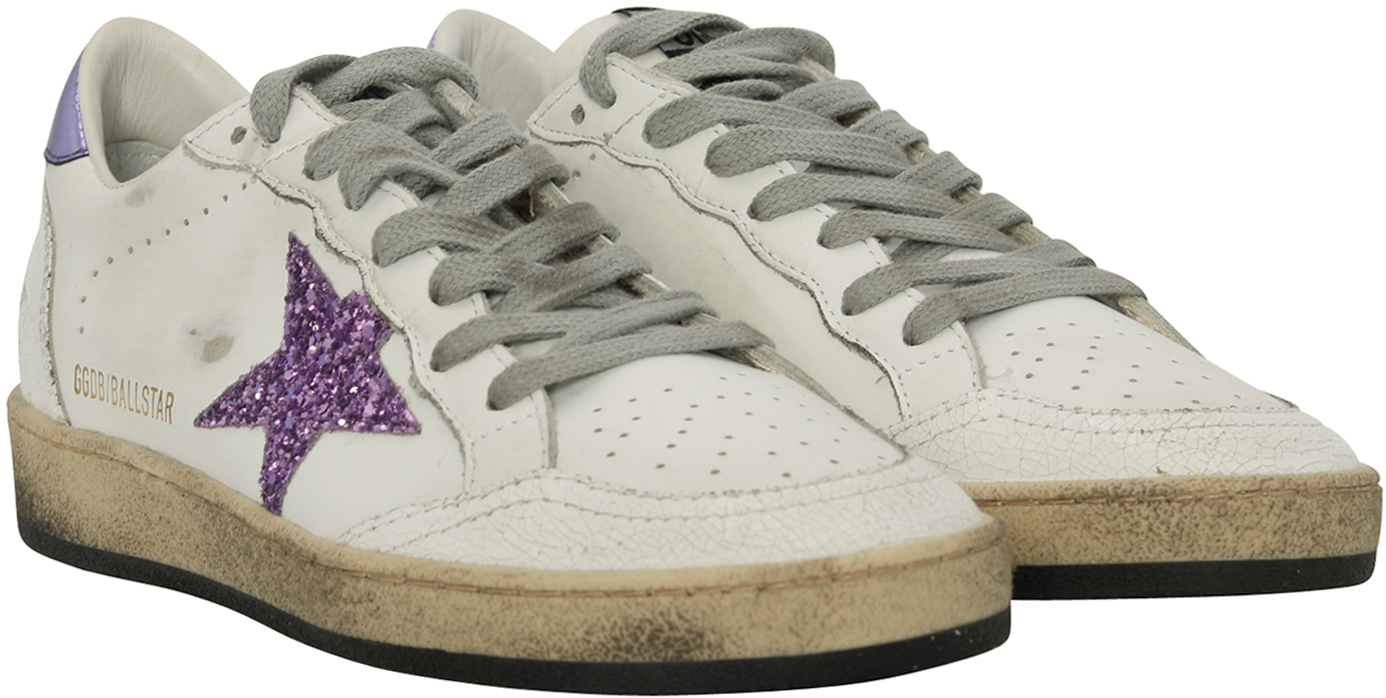 Golden Goose Sneaker Ball Star White/Lavender Star