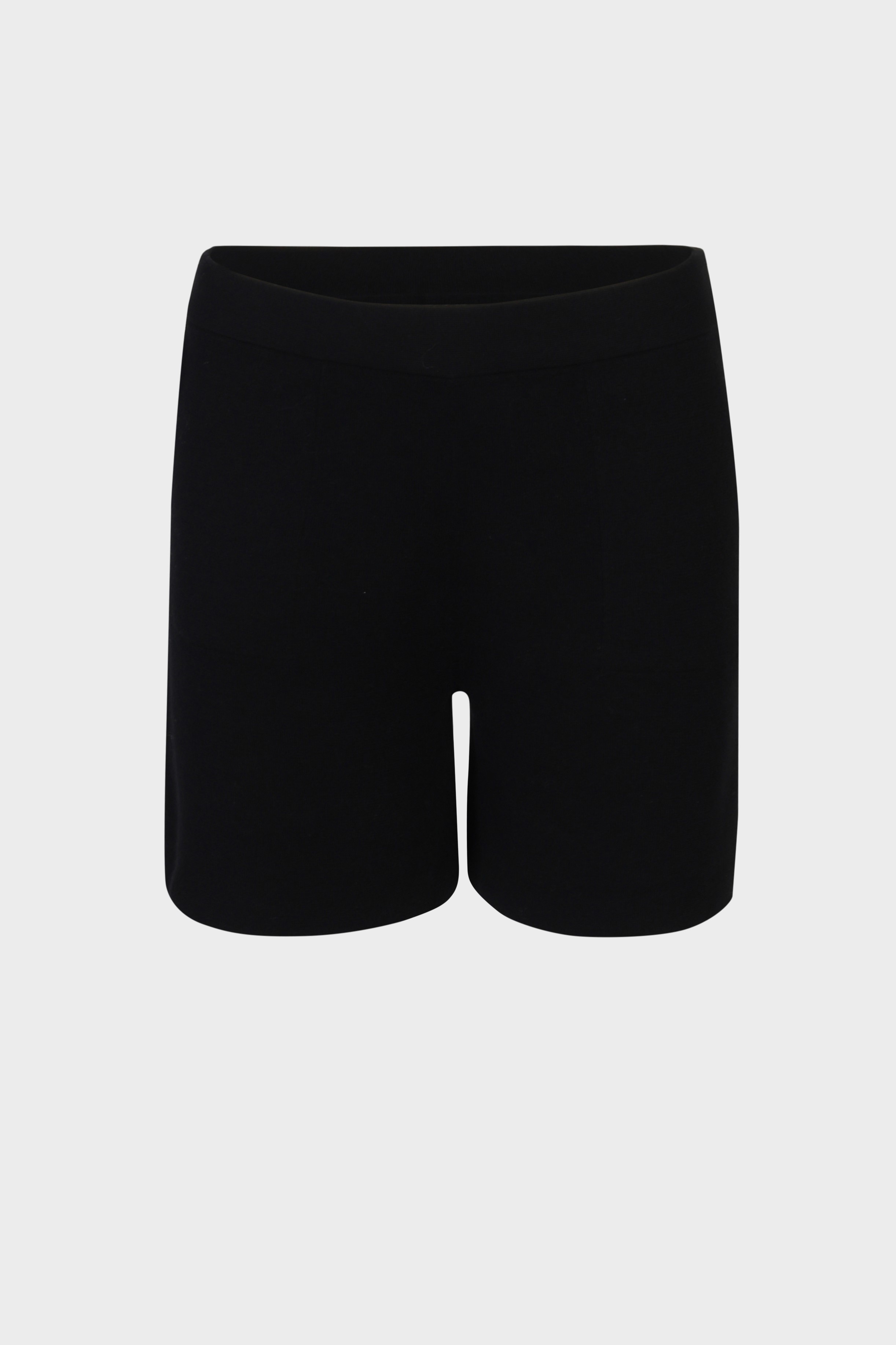 SMINFINITY Comfy Knit Shorts in Black 