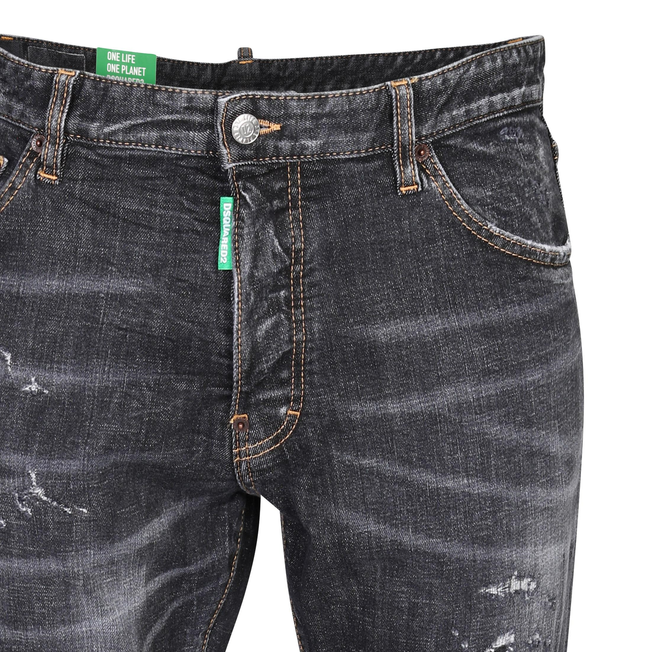 DSQUARED2 Green Label Cool Guy Jeans in Washed Black