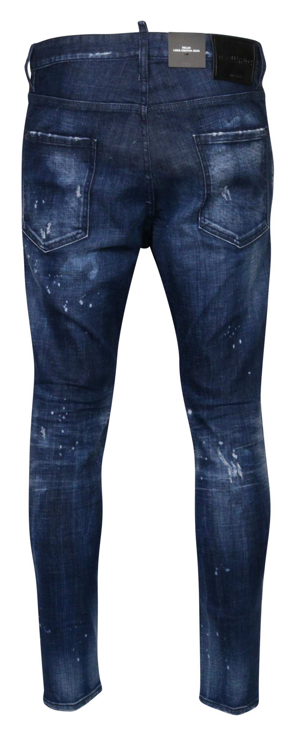 Dsquared Relax Long Crotch Jeans Blue Washed