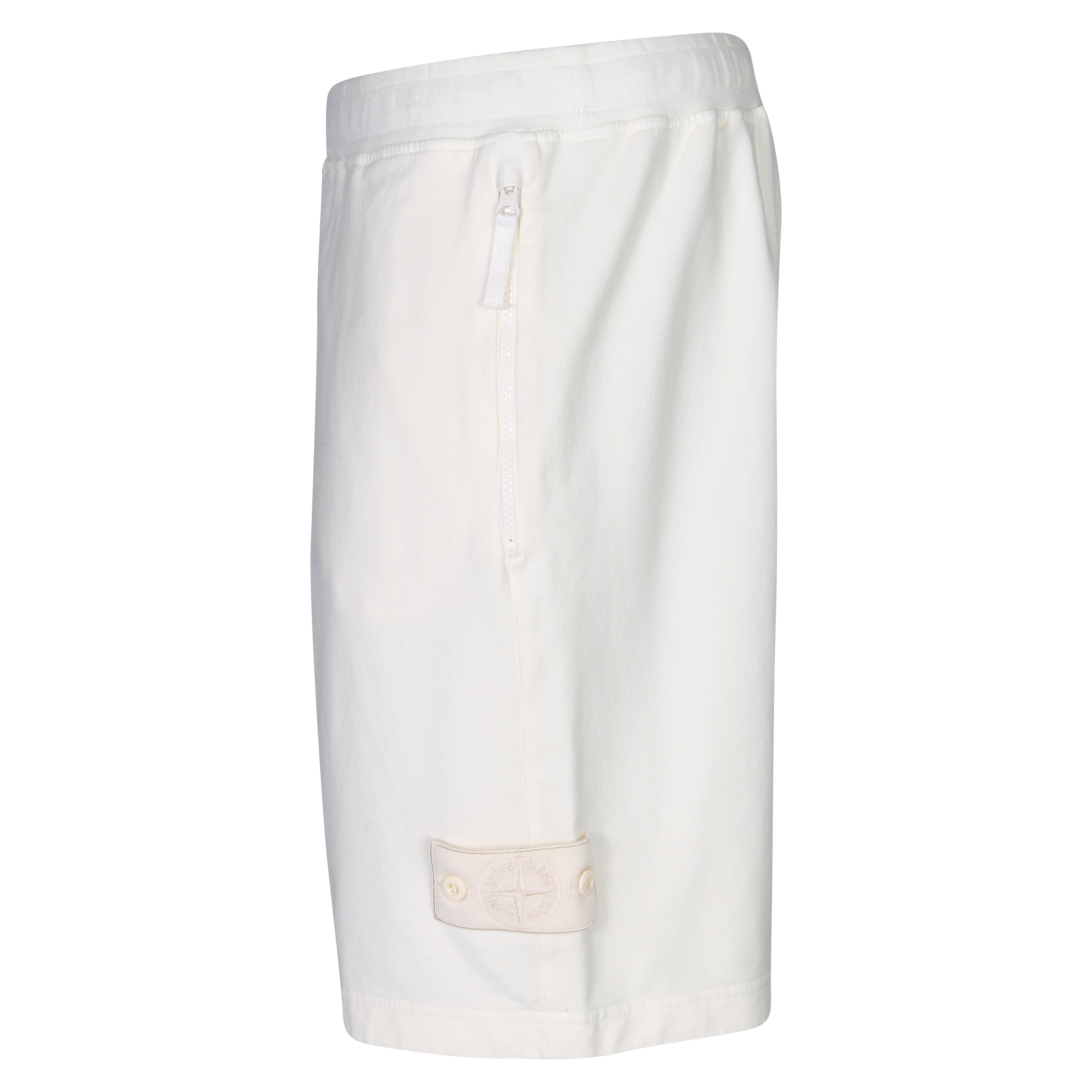Stone Island Ghost Sweat Shorts in Off White S