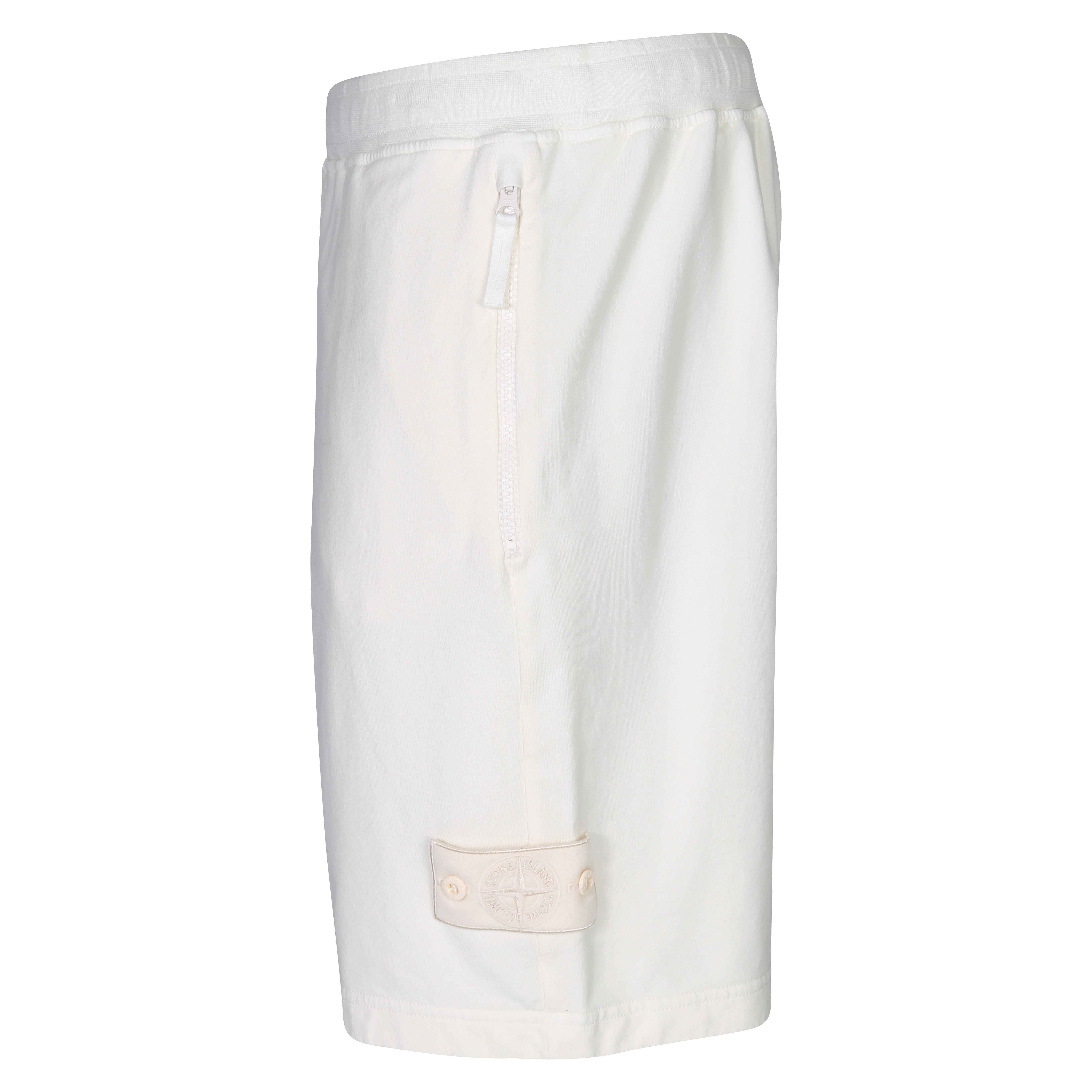 Stone Island Ghost Sweat Shorts in Off White M
