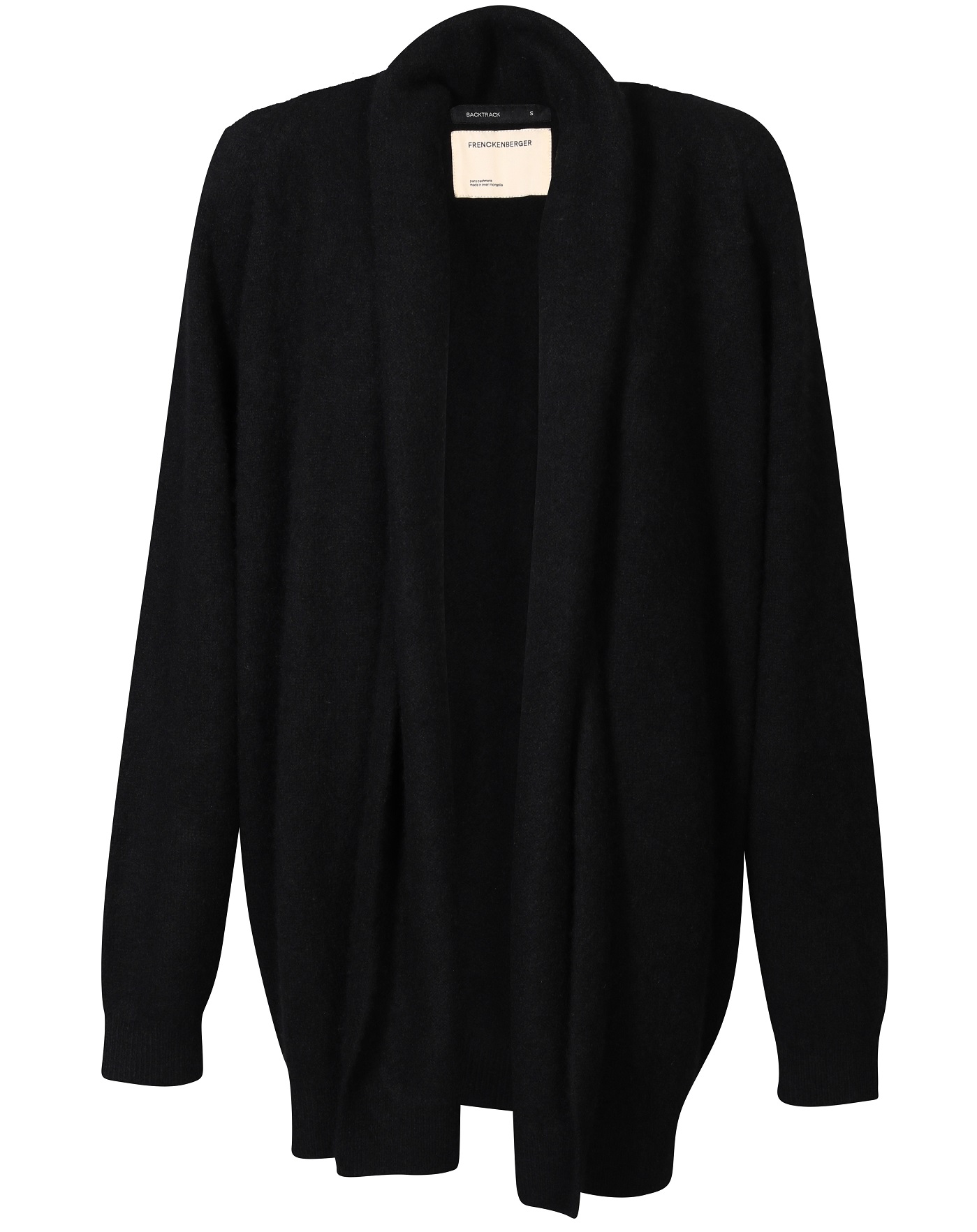 FRENCKENBERGER Grandpa Cardigan in Black XL