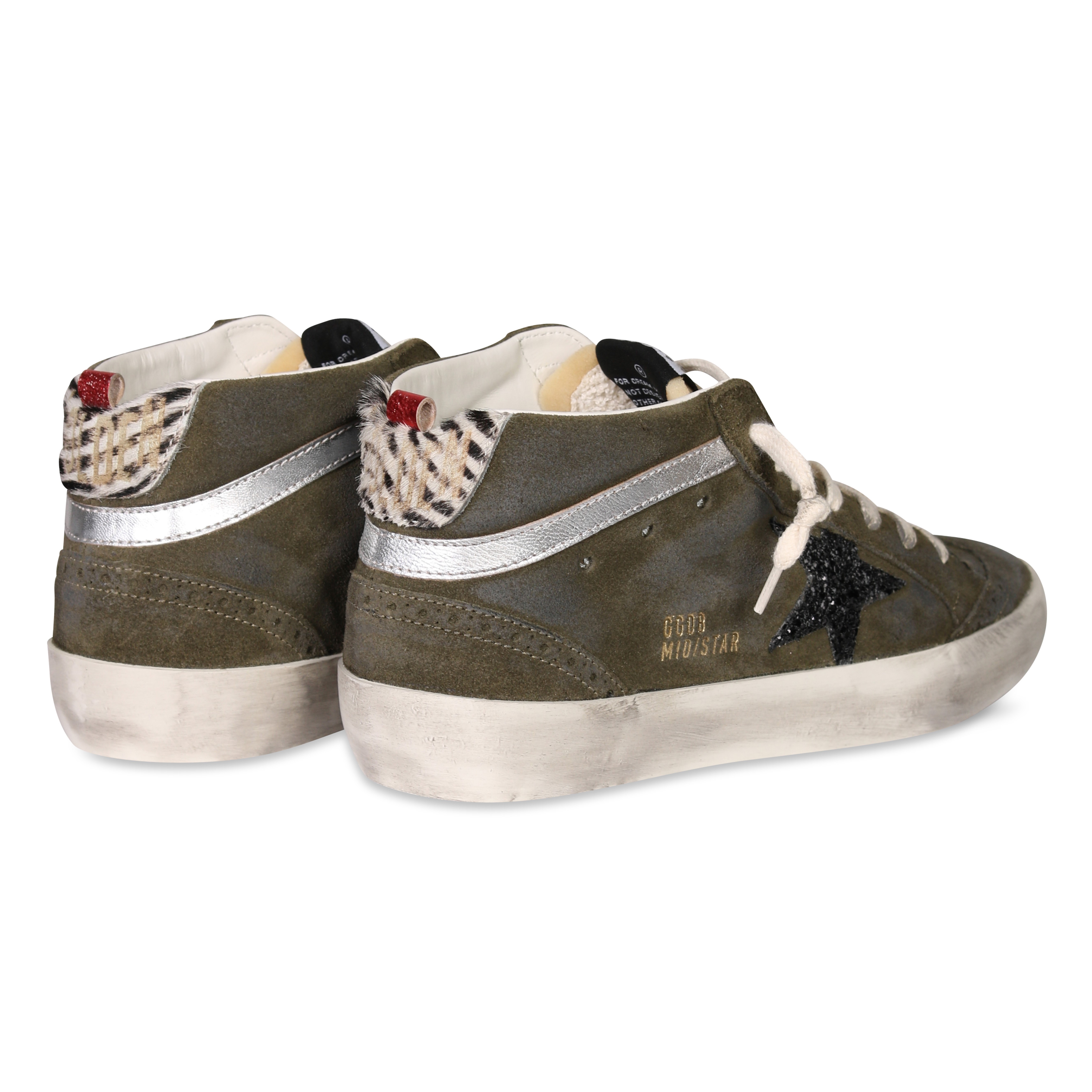 Golden Goose Sneaker Mid Star Olive/Yellow 37