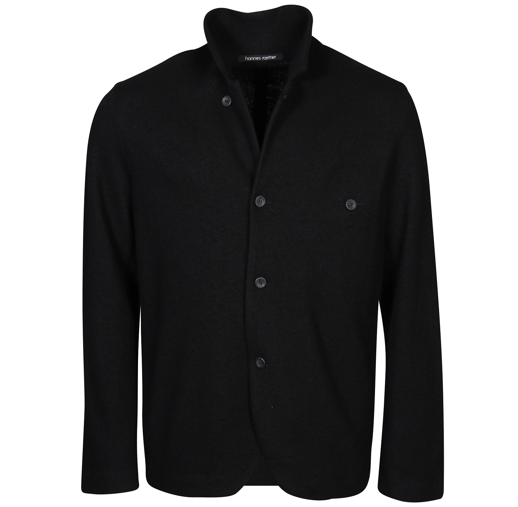 HANNES ROETHER Wool Jacket in Black