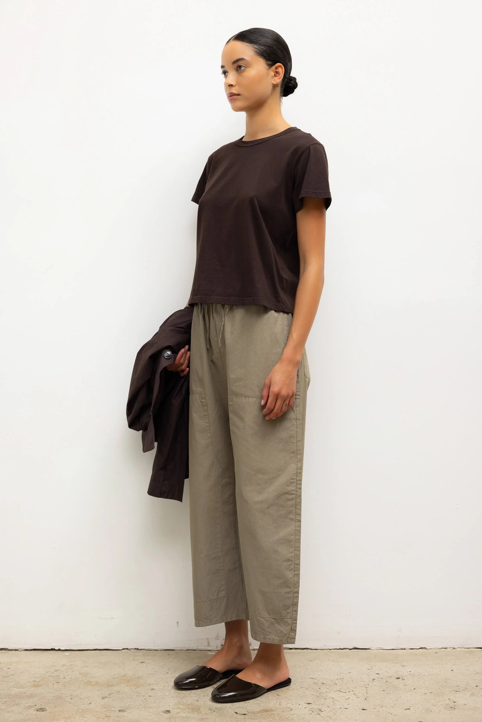 LESET T-Shirt Margo in Chocolate