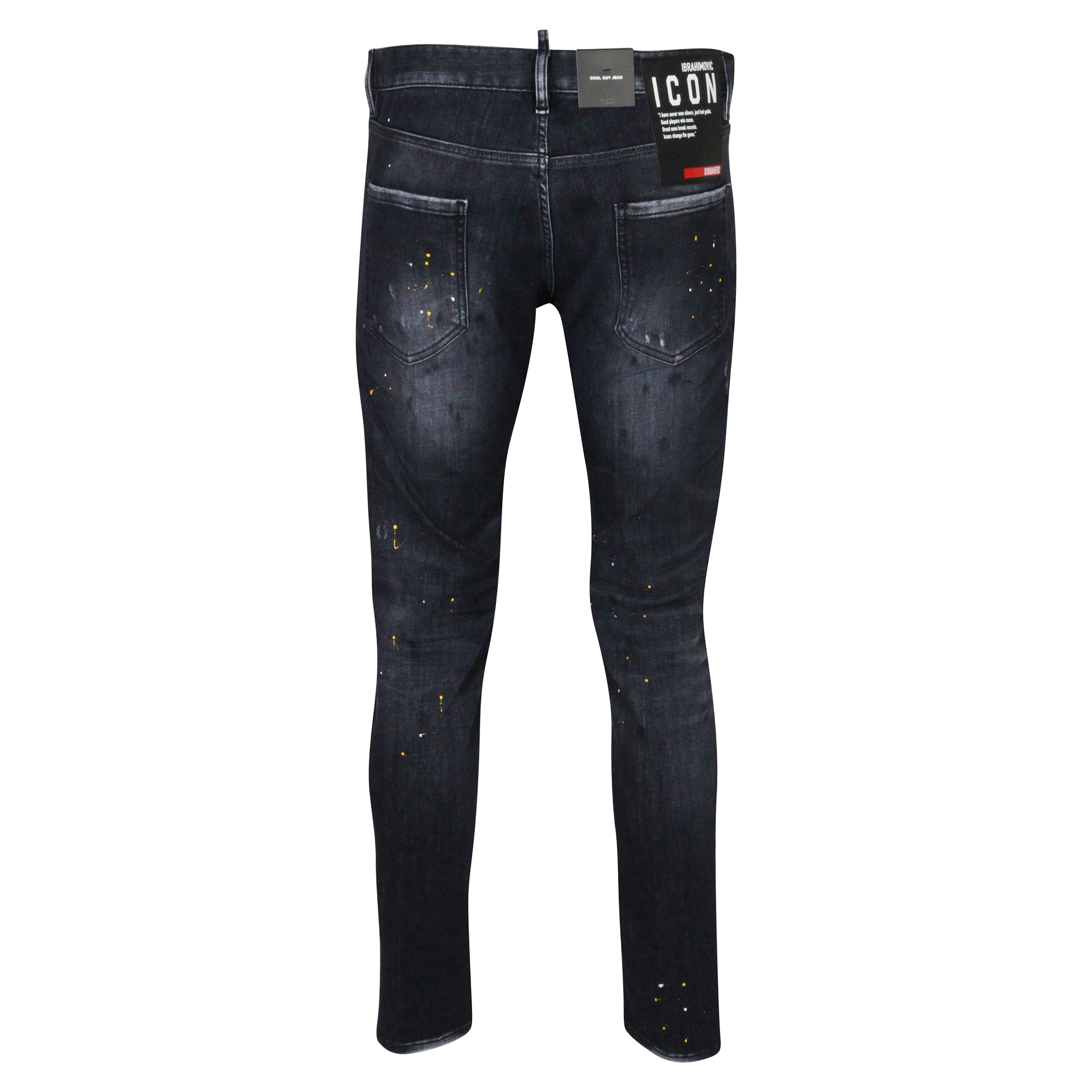 Dsquared X Ibrahimovic Icon Cool Guy Jeans Black Washed 52