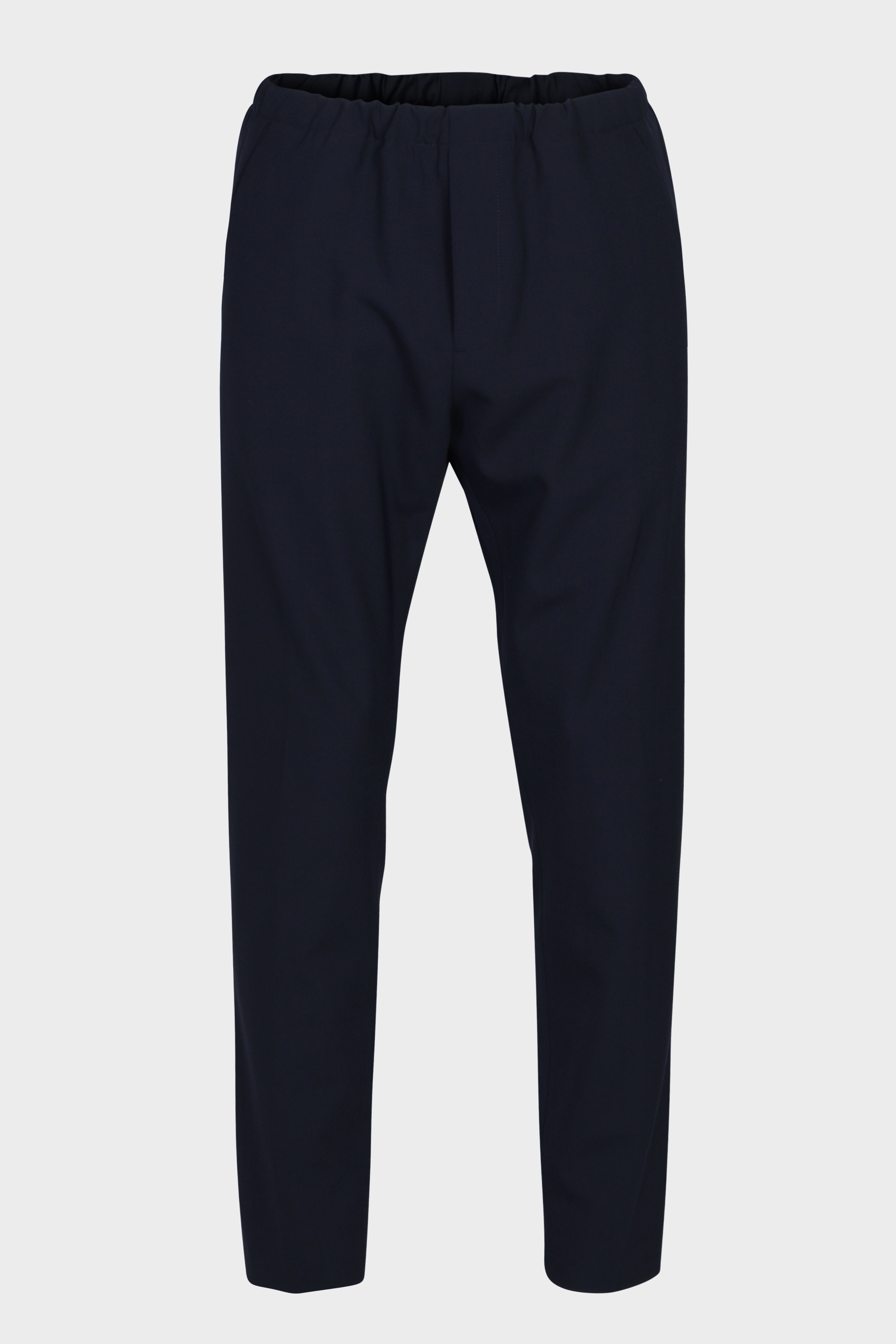 NINE:INTHE:MORNING Mirko Wool Stretch Pant in Navy