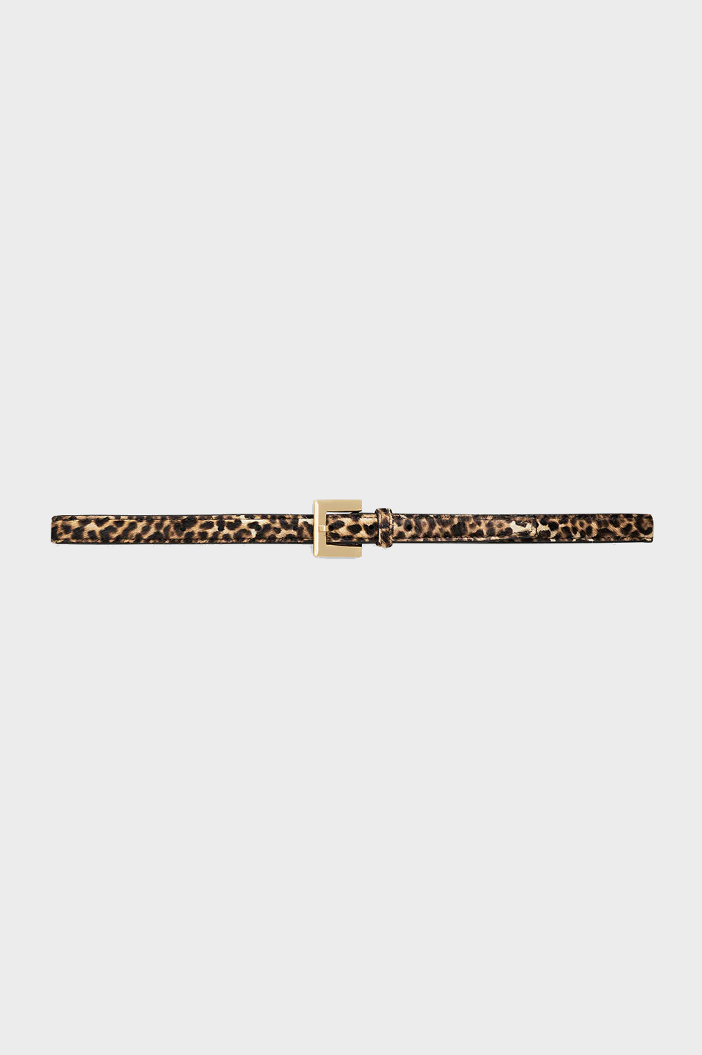 ANINE BING Leopard Belt
