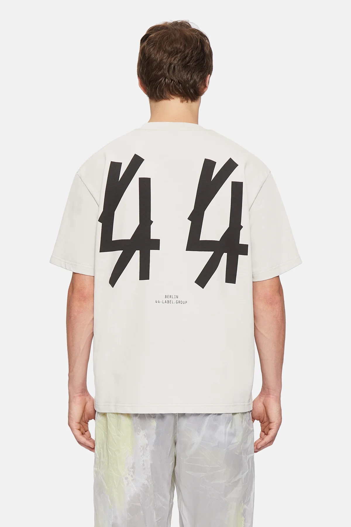 44 LABEL GROUP Classic T in Dirty White/Black