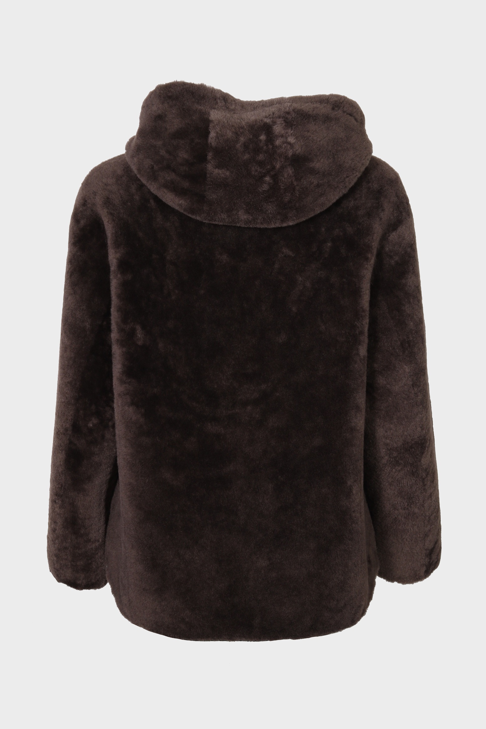 FLONA Shearling Jacket in Brown