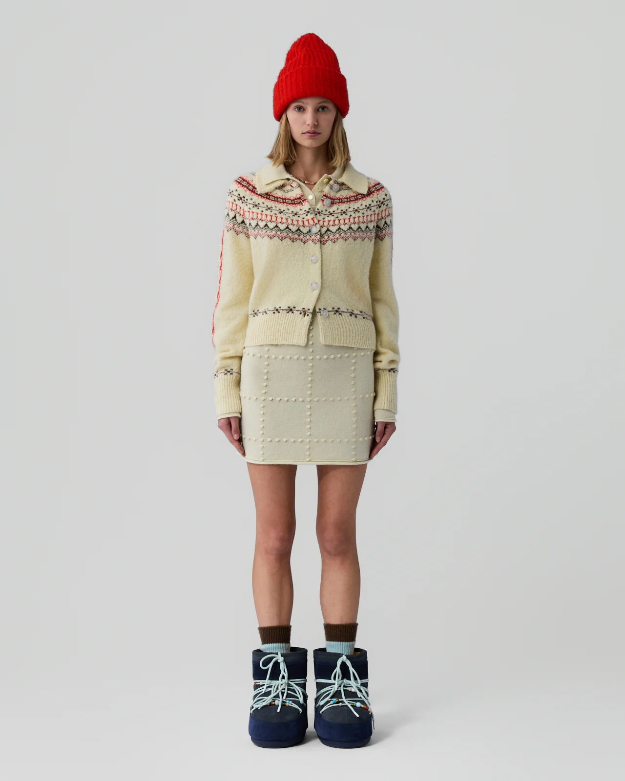 GUEST IN RESIDENCE Cloud Chalet Knit Sweater in Mist