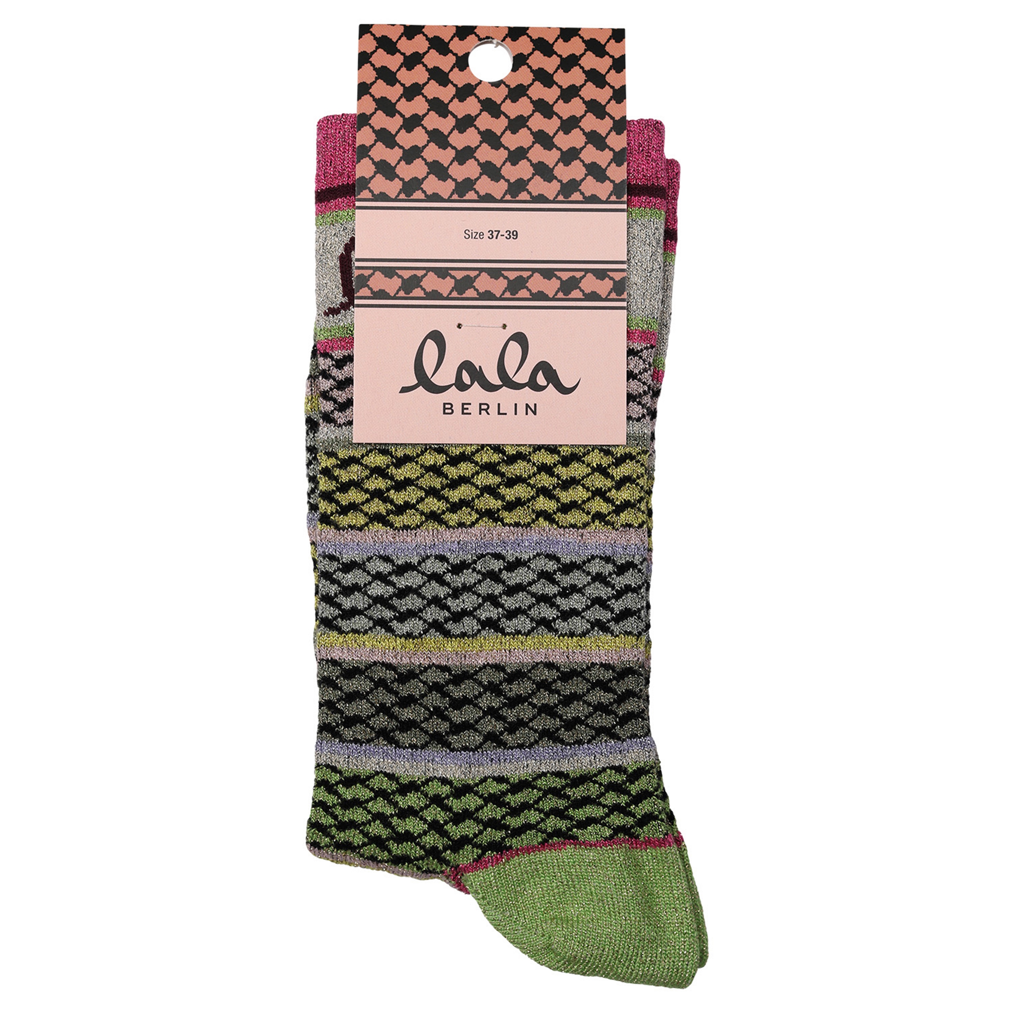 Lala Berlin Socks Silja Matcha Green 40-42