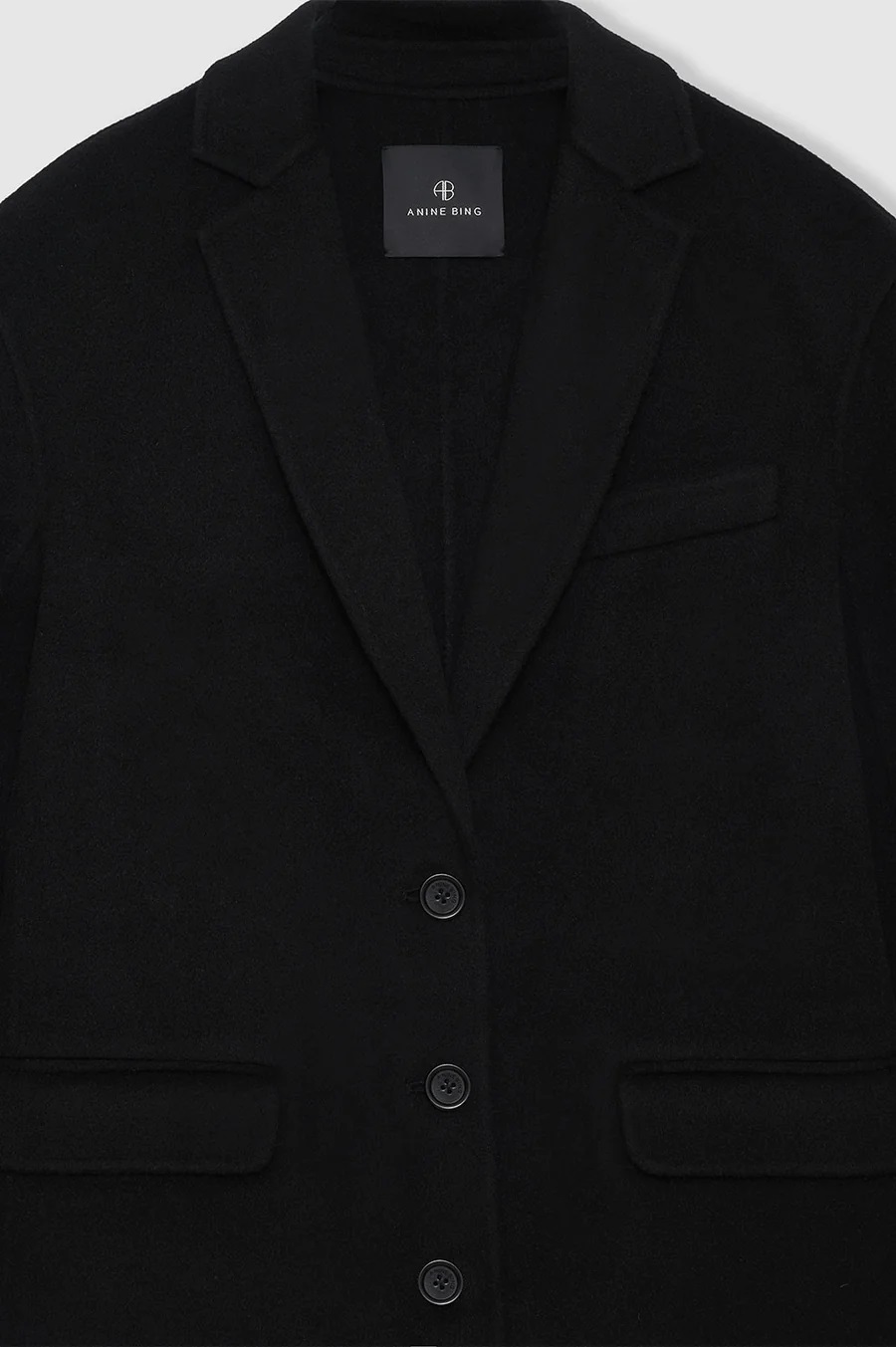 ANINE BING Quinn Coat in Black M