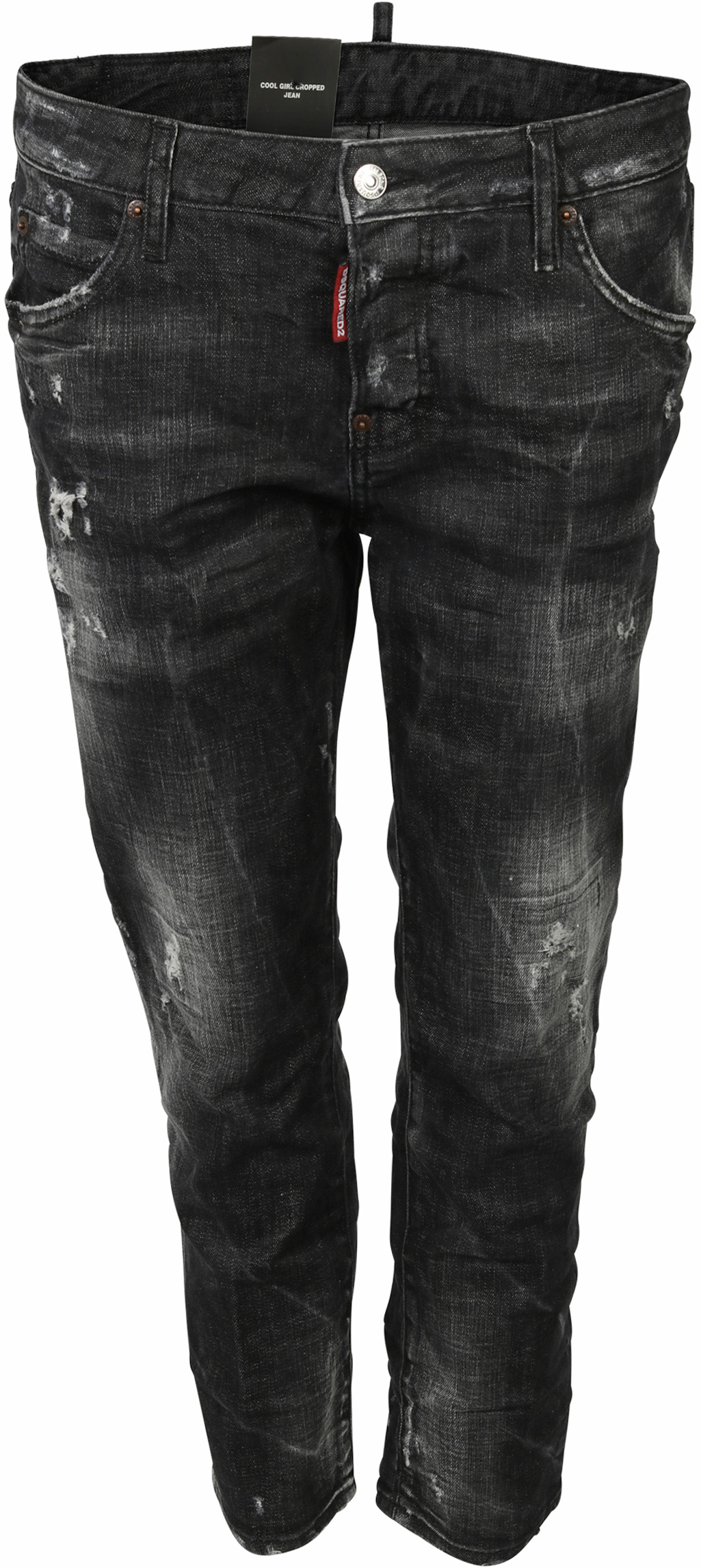 Dsquared Jeans Cool Girl Cropped Black Washed