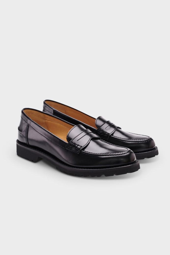 LUDWIG REITER Penny Loafer in Black