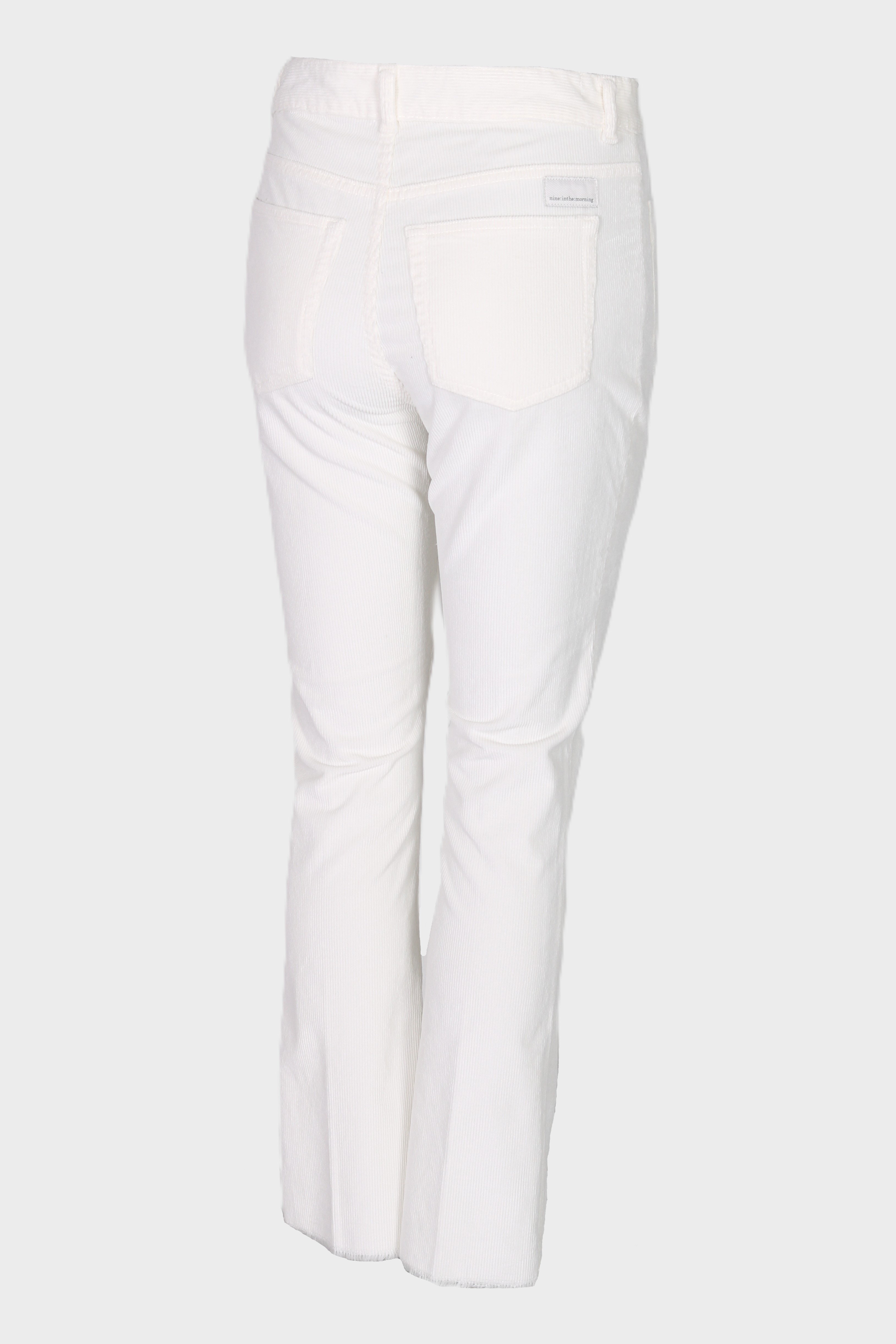 NINE:INTHE:MORNING Hannah Corduroy Pant in Ecru 30