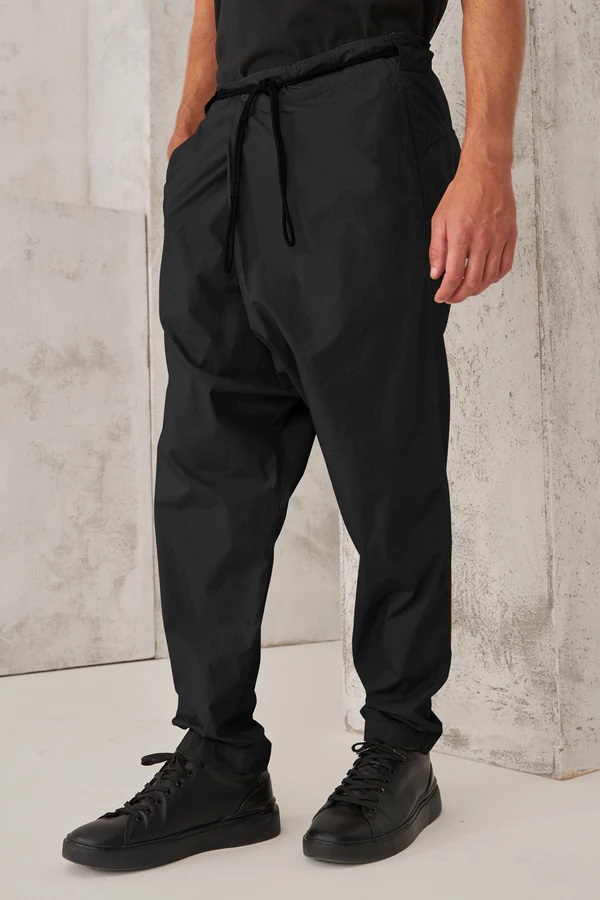 TRANSIT UOMO Cotton Pant in Black