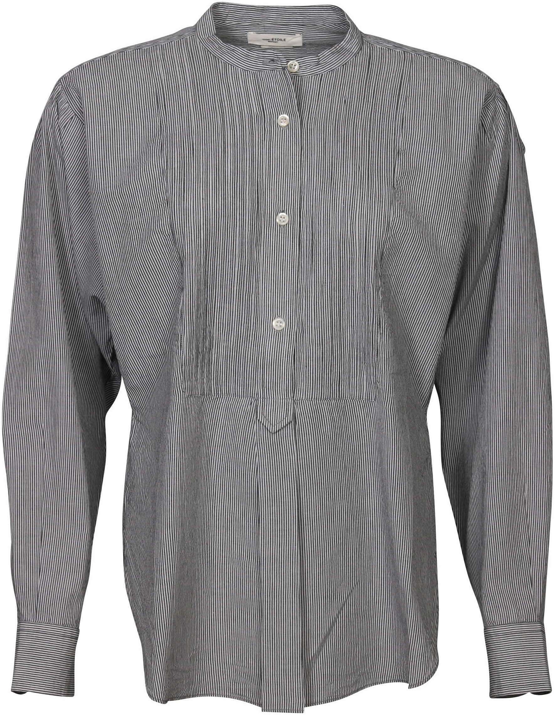 Isabel Marant Étoile Blouse Seden Dark Grey/Ecru