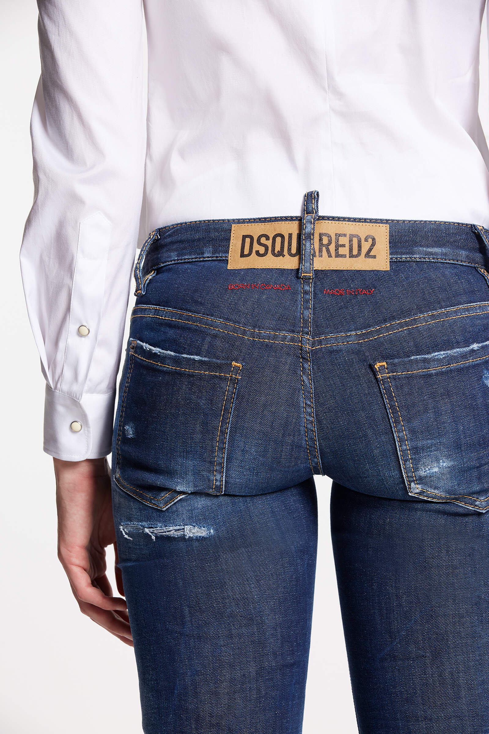 DSQUARED2 Jennifer Jeans in Washed Blue