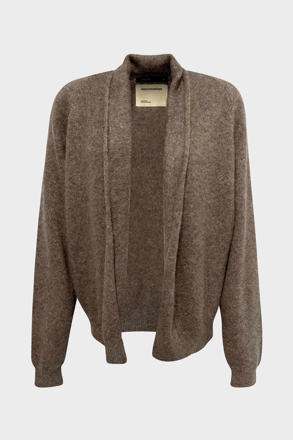 FRENCKENBERGER Fluffy Short Cashmere Cardigan in Hazel