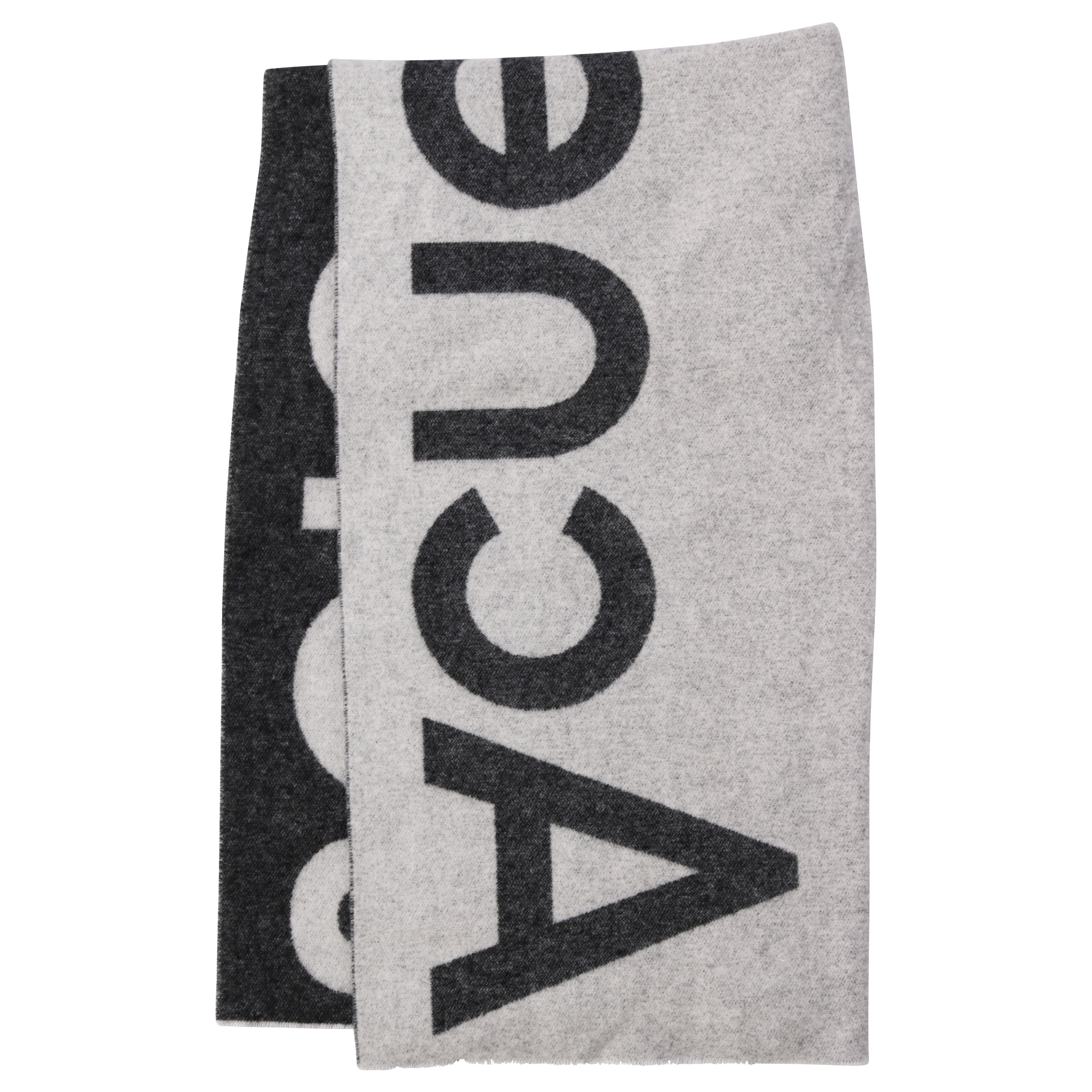 Acne Studios Scarf Toronty Logo Black