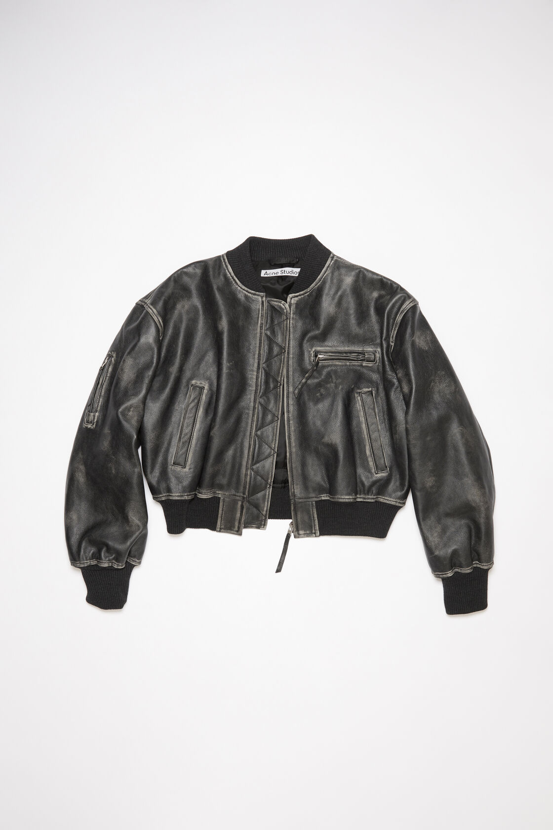 ACNE STUDIOS Leatherjacket in Vintage Black