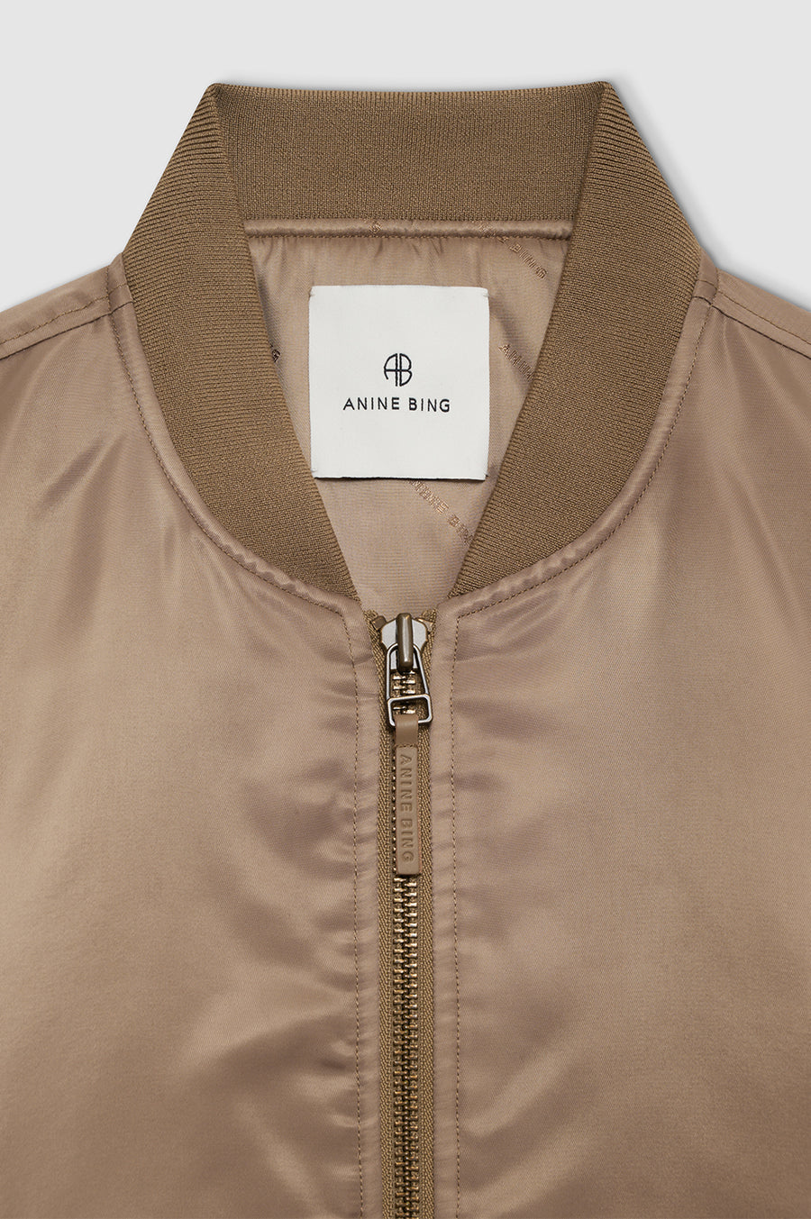 ANINE BING Leon Bomber Jacket in Bordeaux