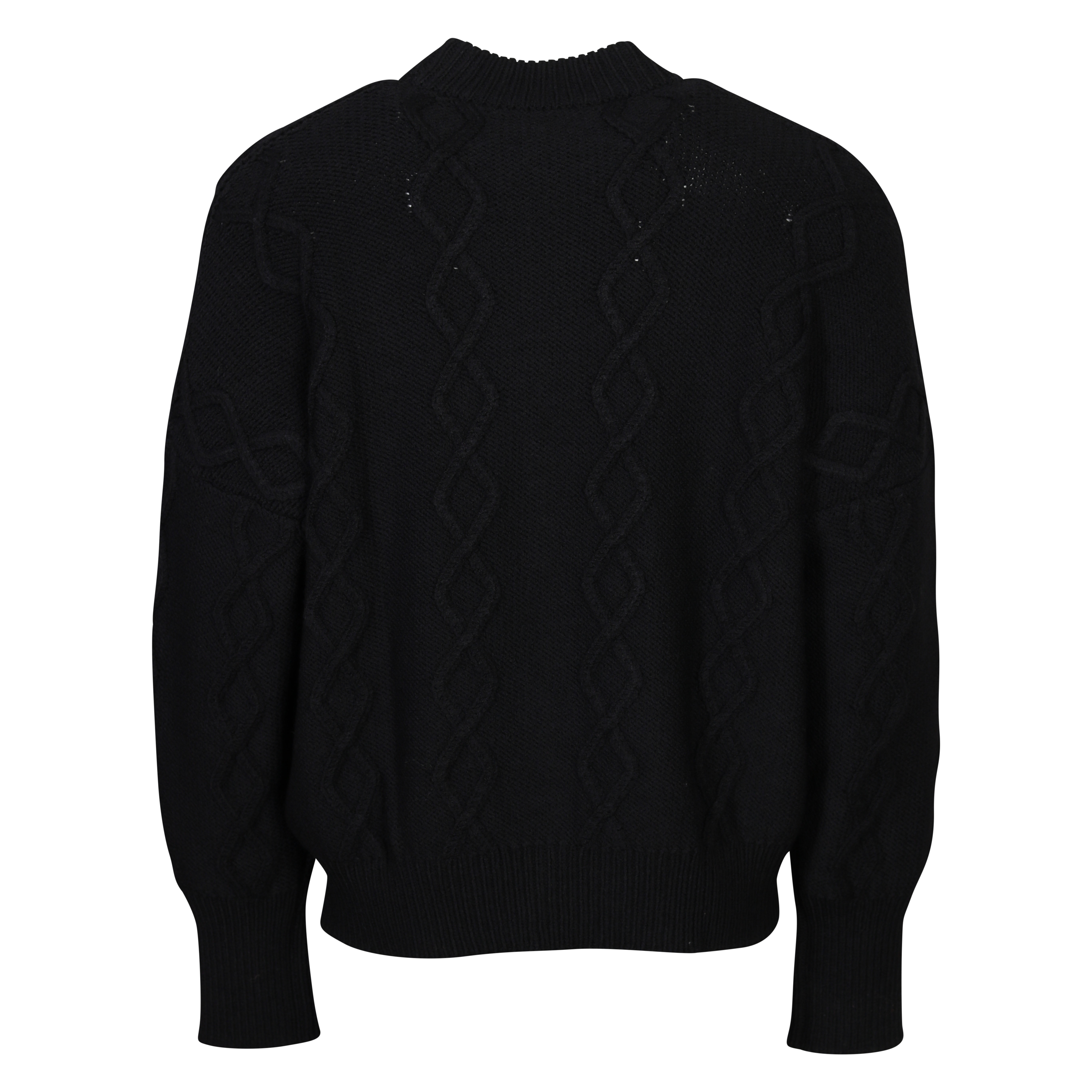 032c The Highland Knit Pullover in Black