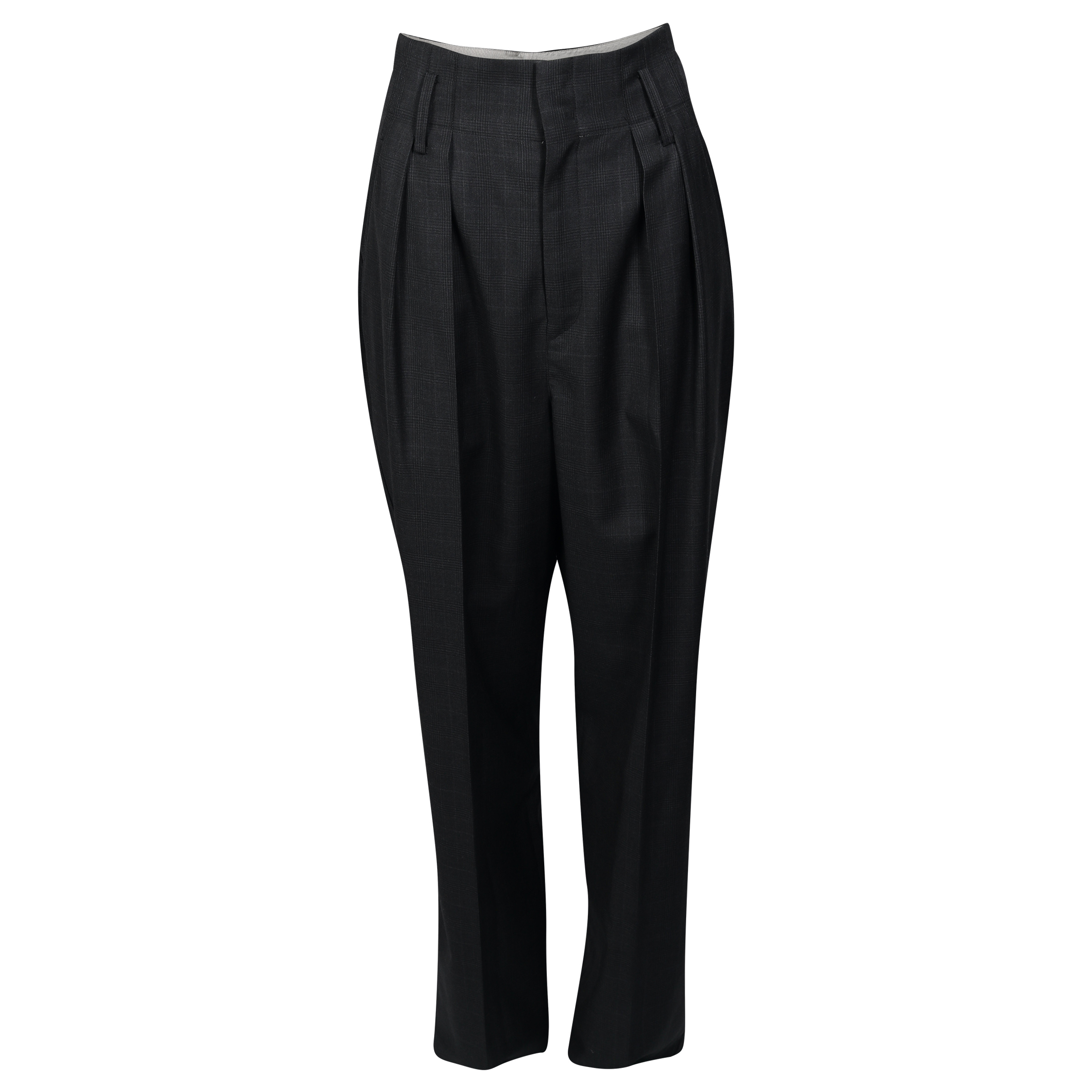 Isabel Marant Étoile Pant Nilaga Anthracite Check