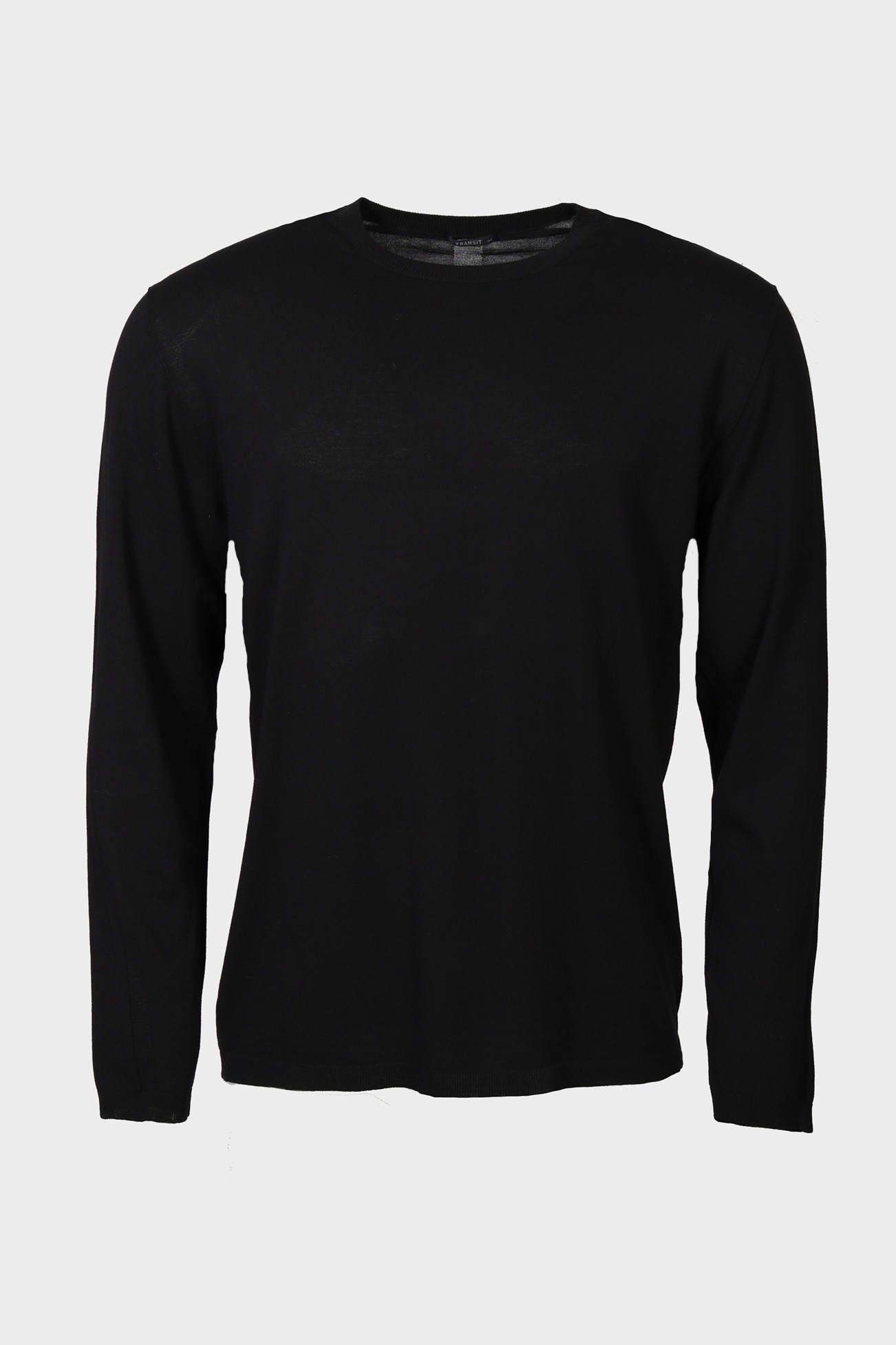 TRANSIT UOMO Light Knit Longsleeve in Black