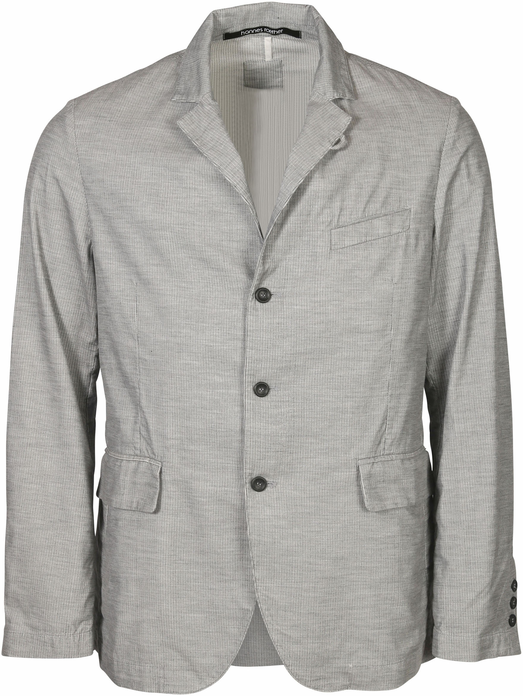 Hannes Roether Jacket Baby Cord Grey/White