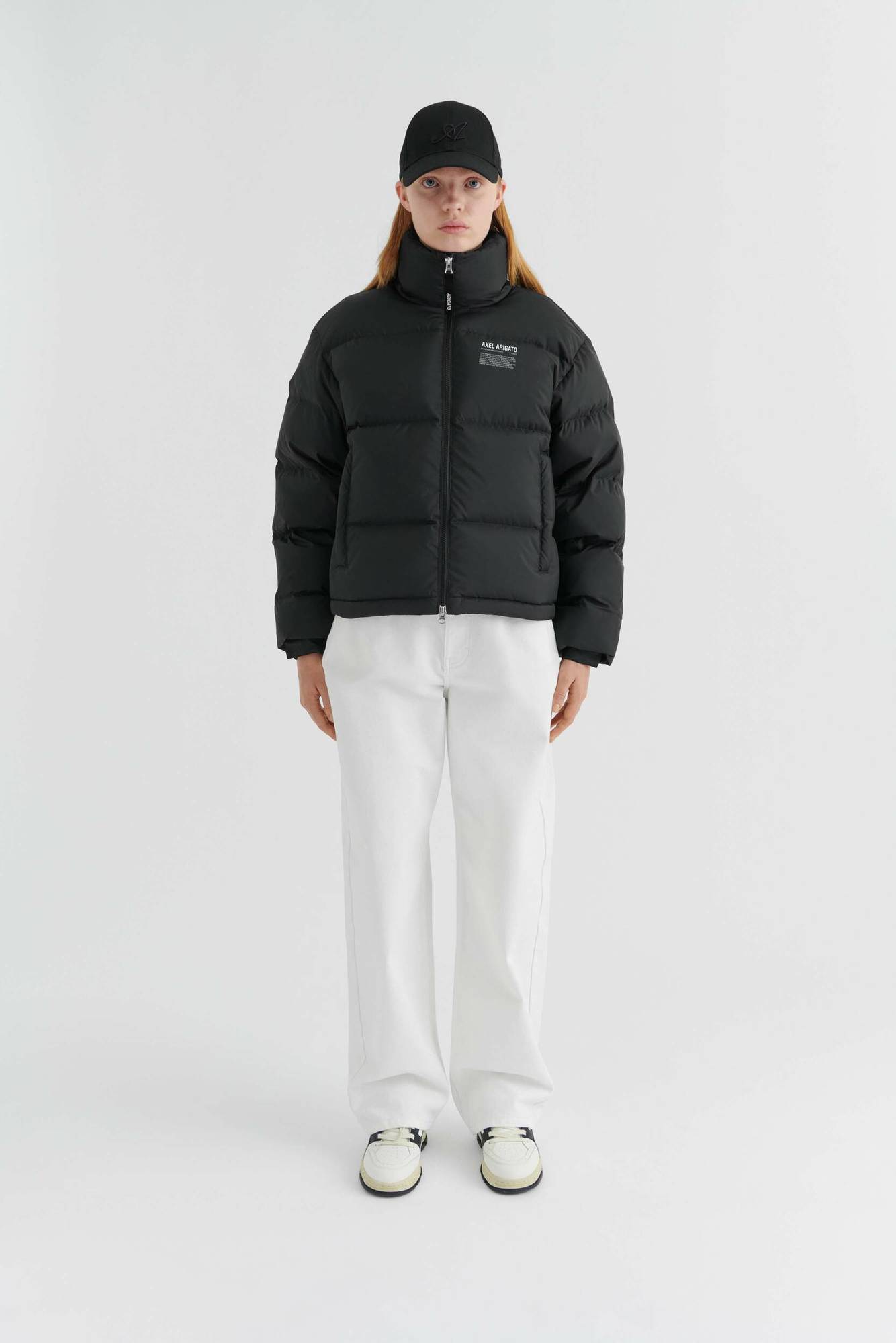 AXEL ARIGATO Observer Puffer Jacket in Black S