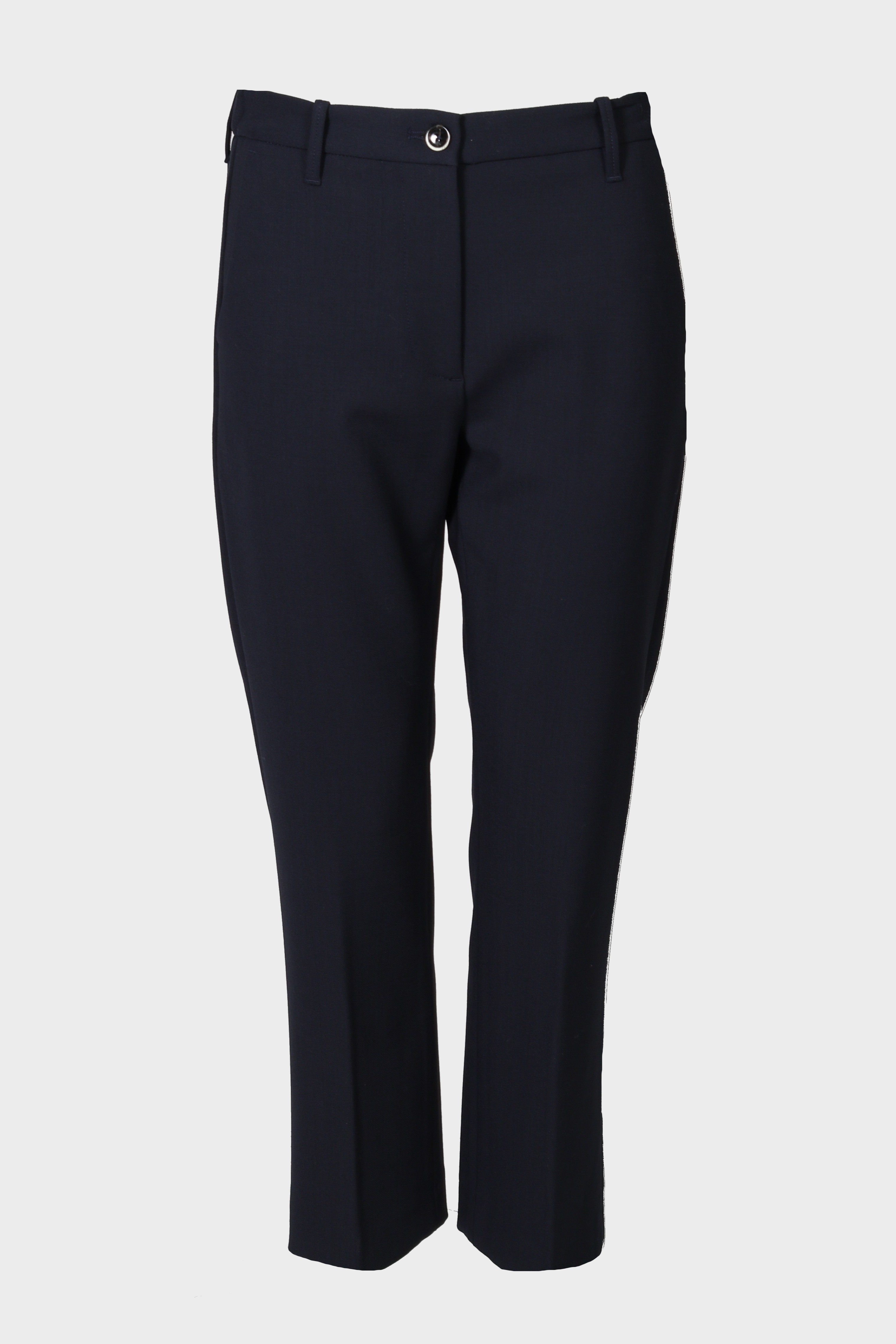 NINE:INTHE:MORNING Magda Wool Pant in Navy