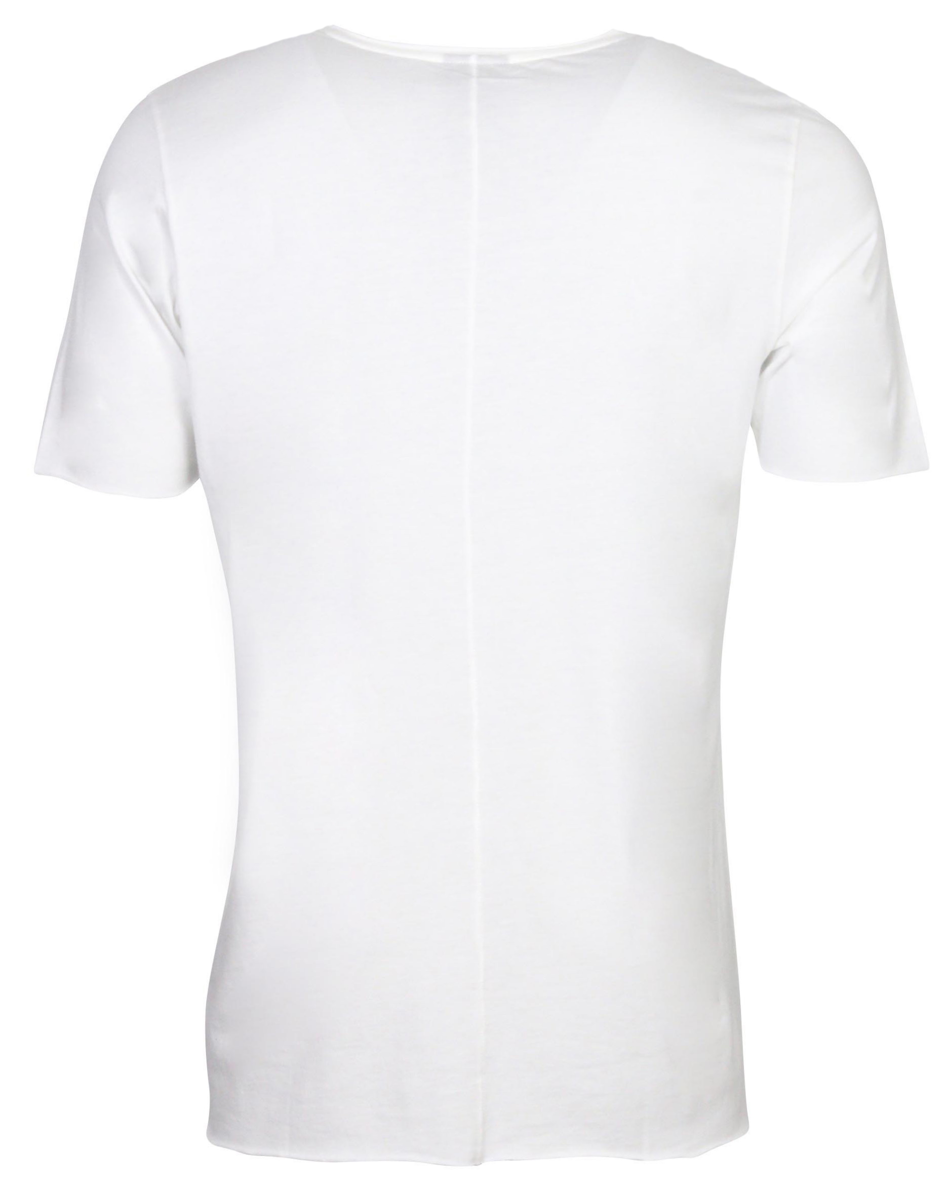 Thom Krom V-Neck T-Shirt White L