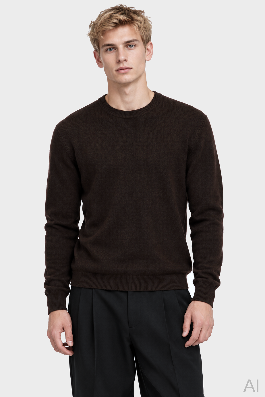 LISA YANG Mason Sweater in Dark Oak