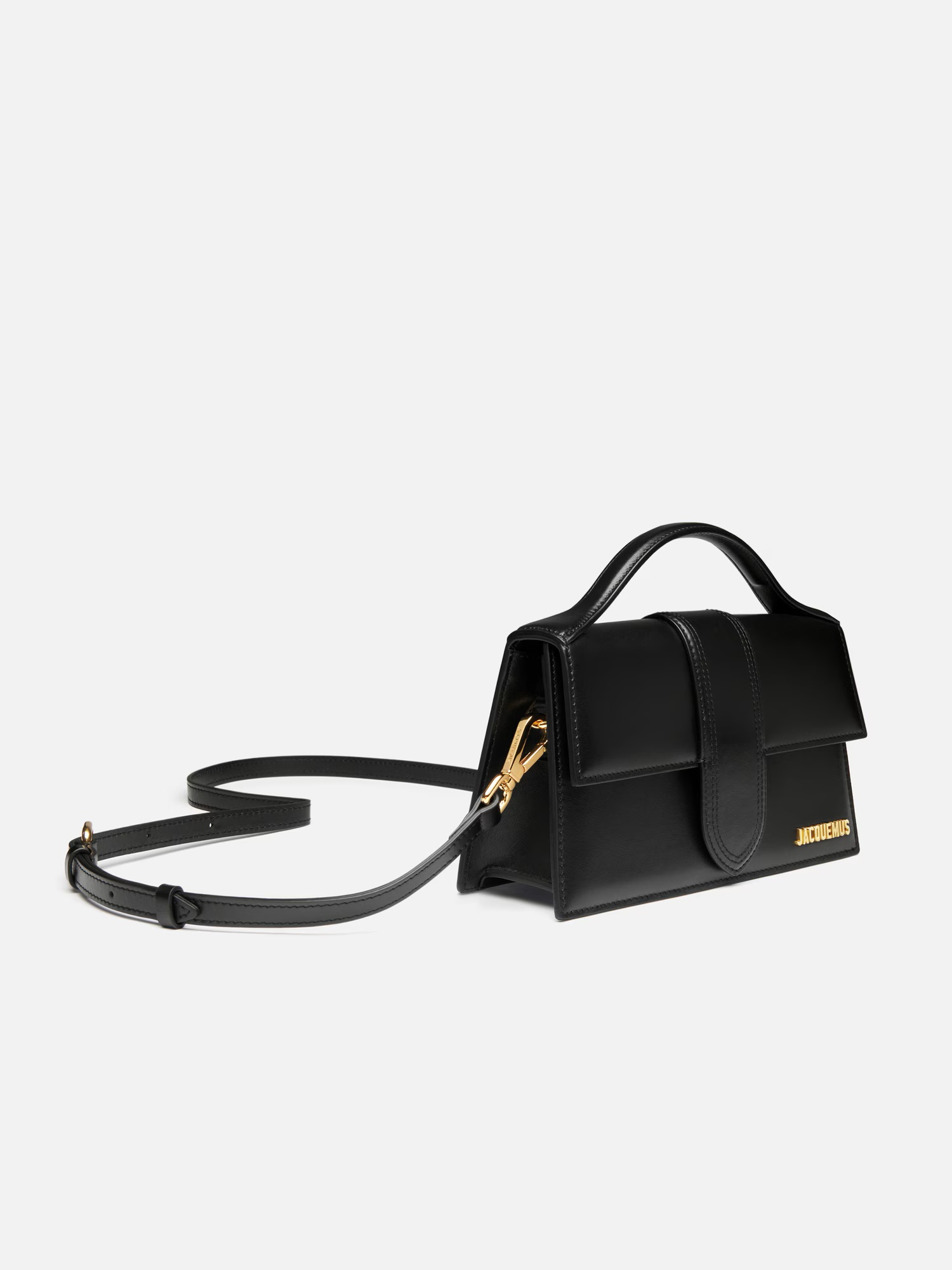 JACQUEMUS The Big Bambino in Black/Gold