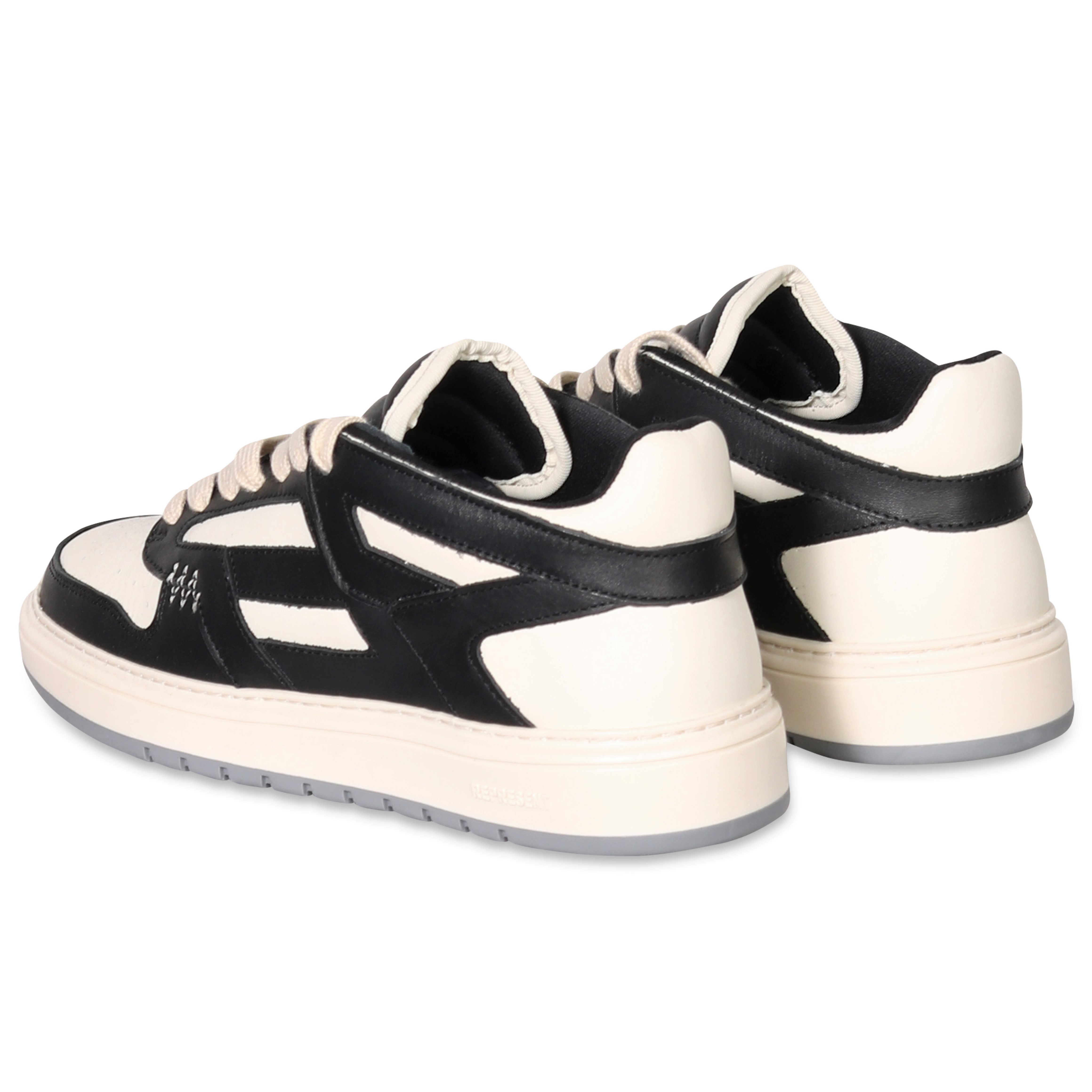 REPRESENT Reptor Low Sneaker in Black / Vintage White 41