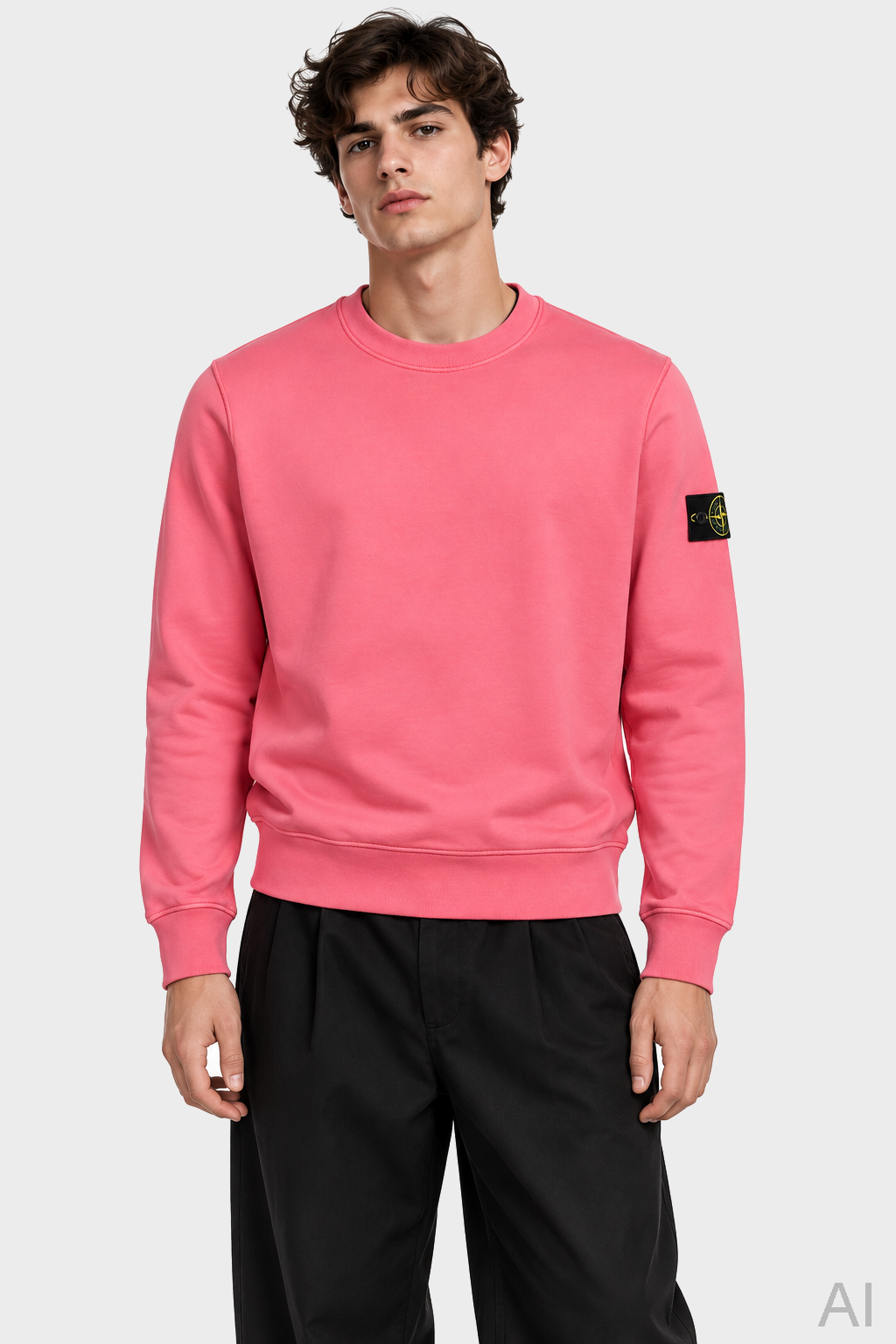 STONE ISLAND Sweatshirt in Pink