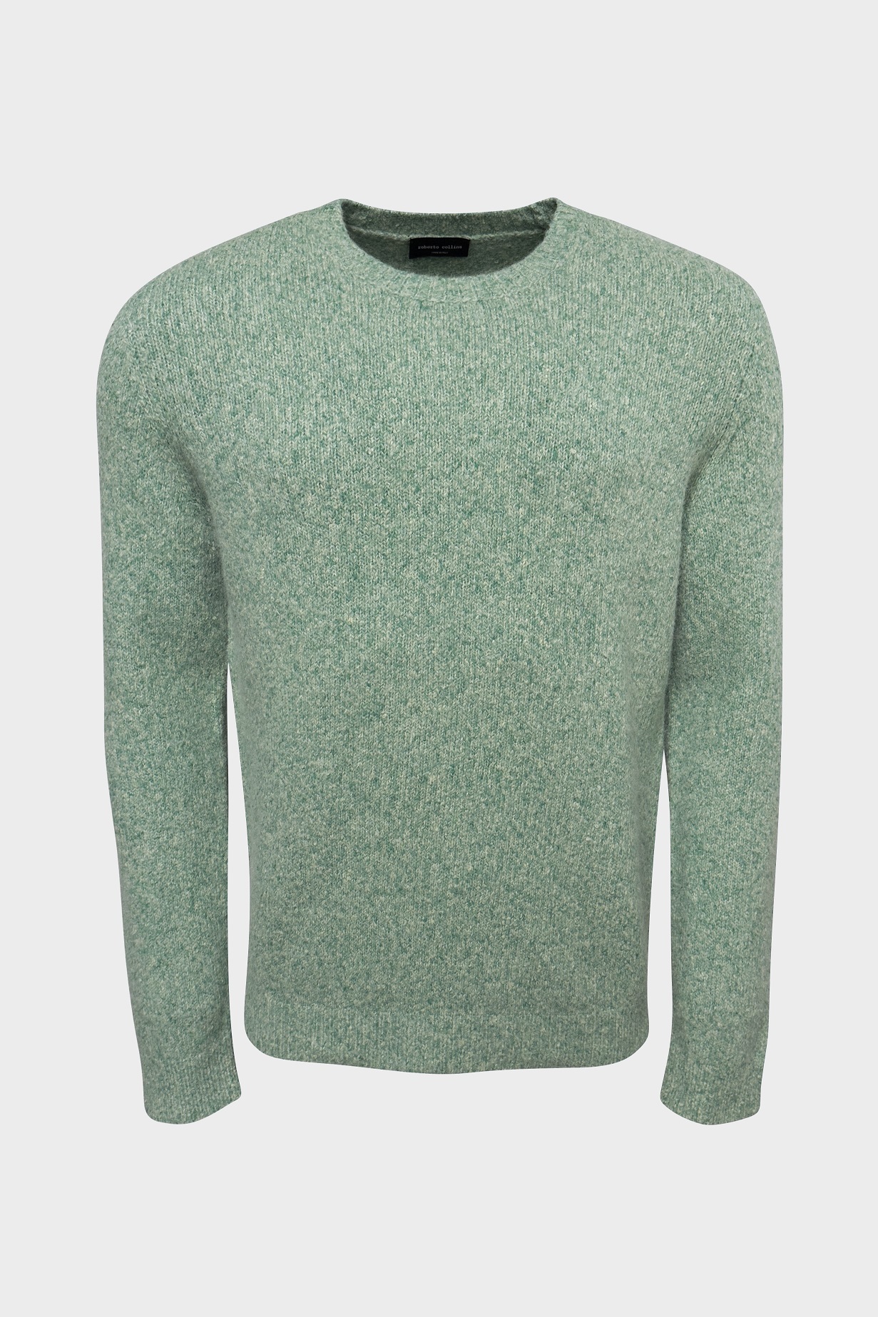 ROBERTO COLLINA Sweater in Green Melange