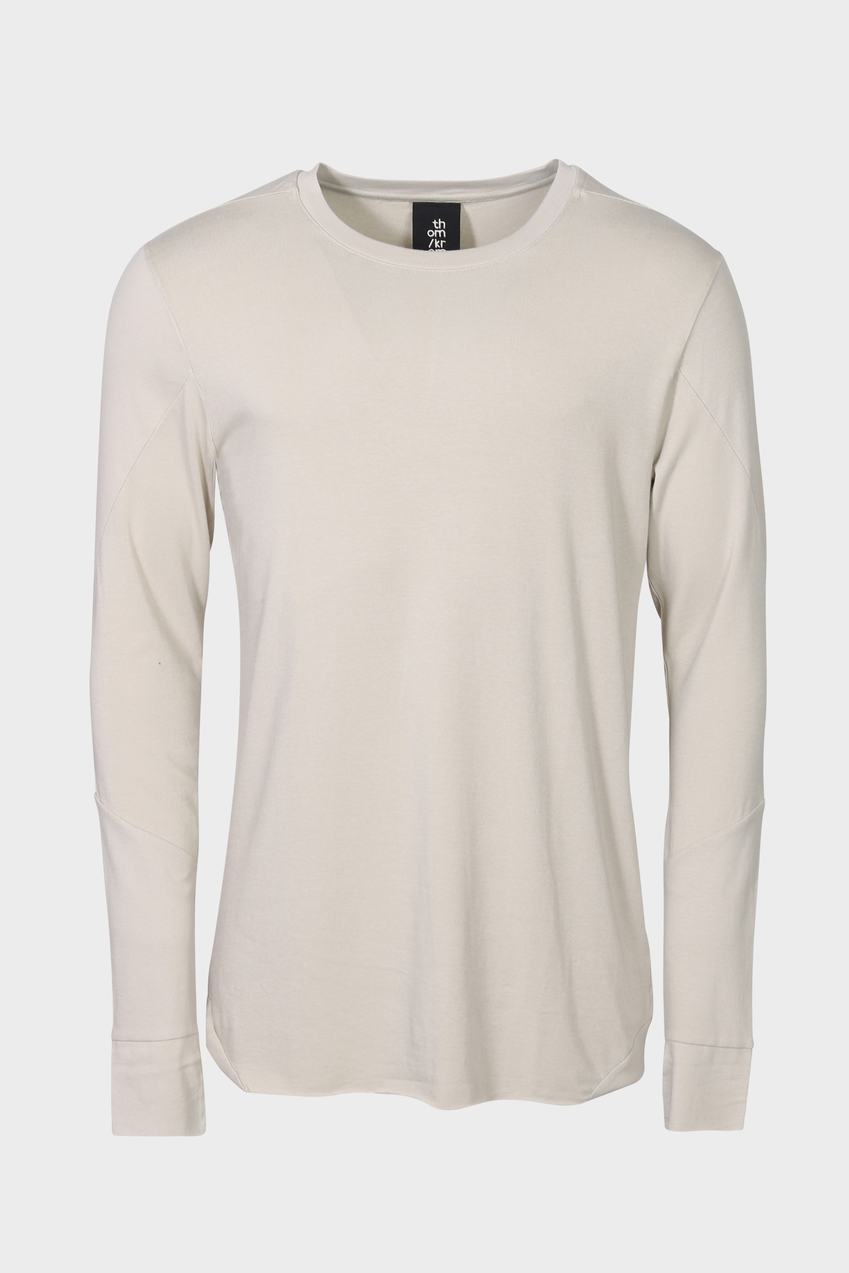 THOM KROM Longsleeve in Sand Shell XL