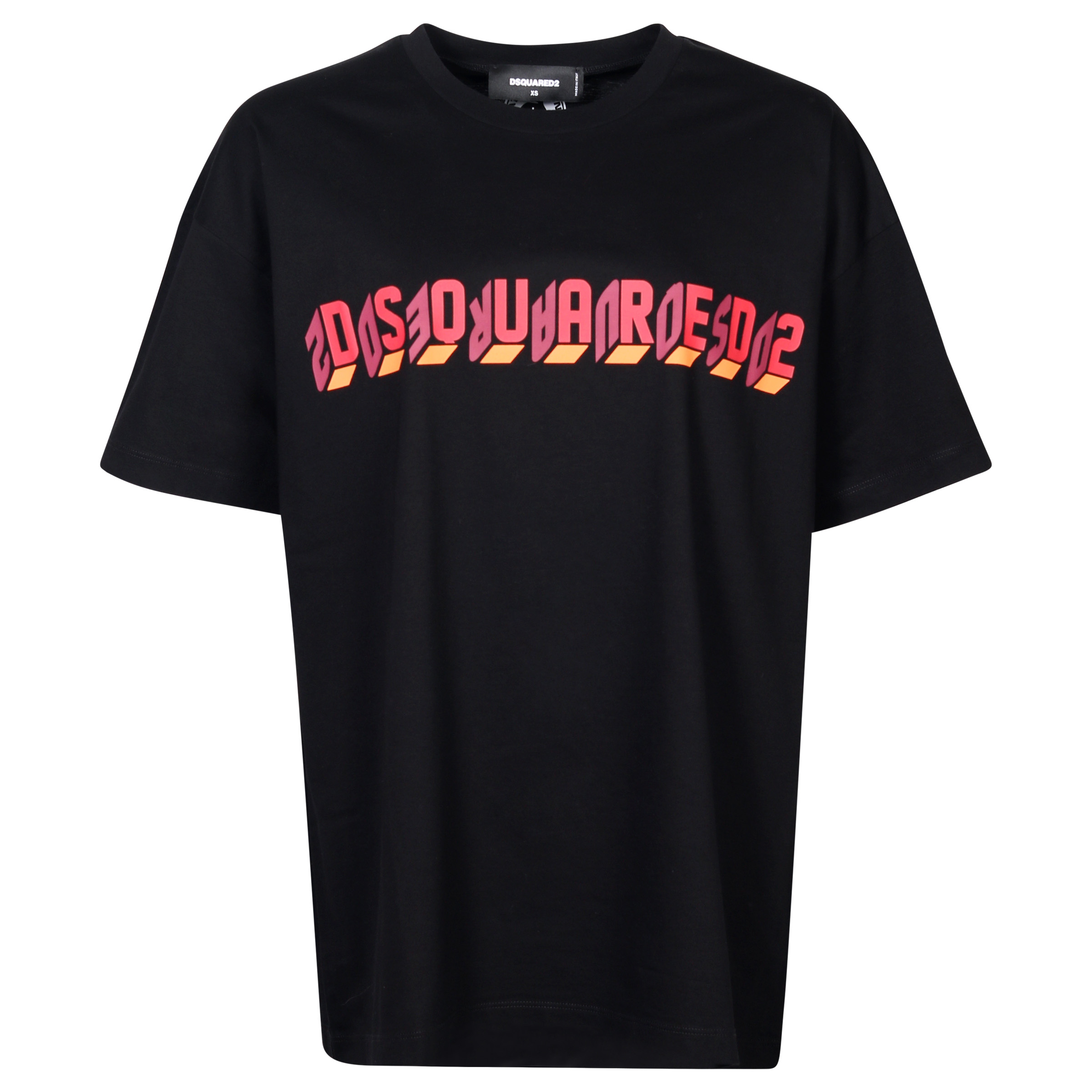 Dsquared T-Shirt Black Printed Dsquared T-Shirt Black Printed