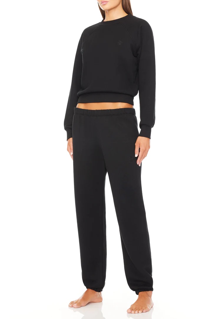 ÉTERNE Classic Sweatpant in Black XL