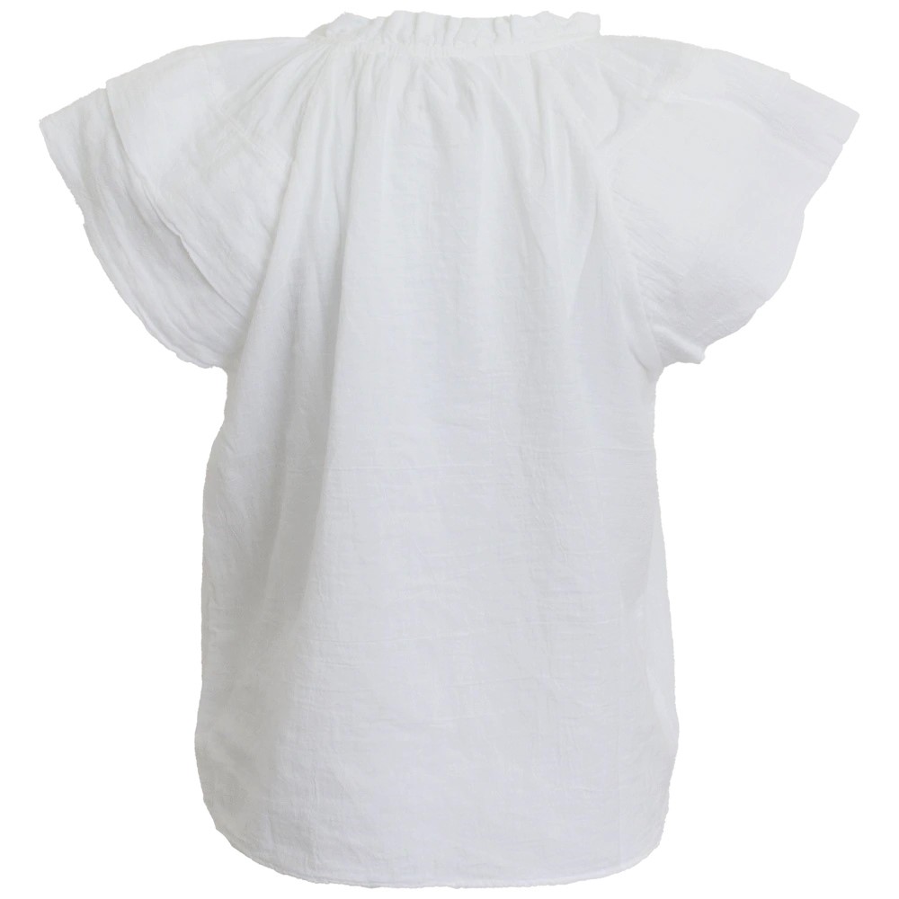 HONORINE Cosette Blouse in White M