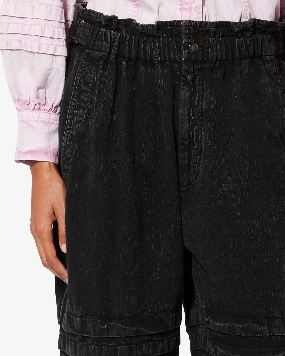 ISABEL MARANT ÉTOILE Mellya Pant in Faded Black