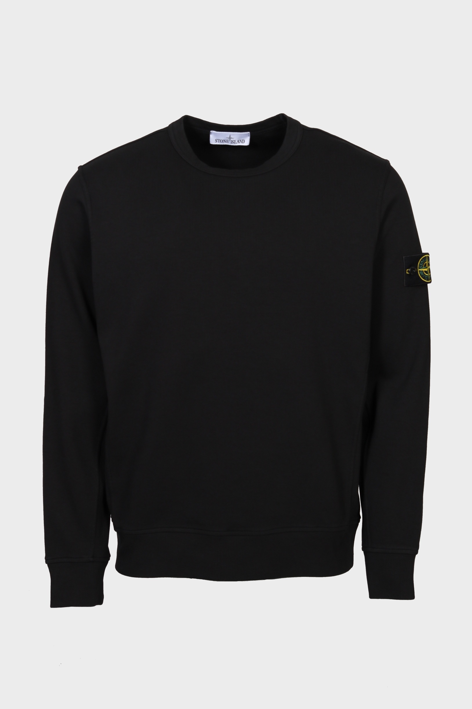 STONE ISLAND Rib Sweatshirt in Black