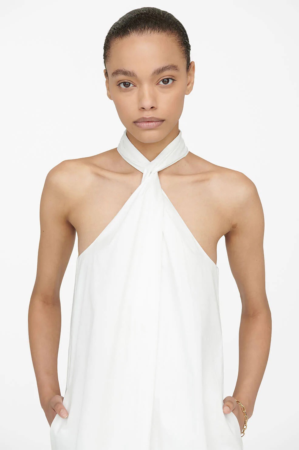 Anine Bing Cosette Dress in White