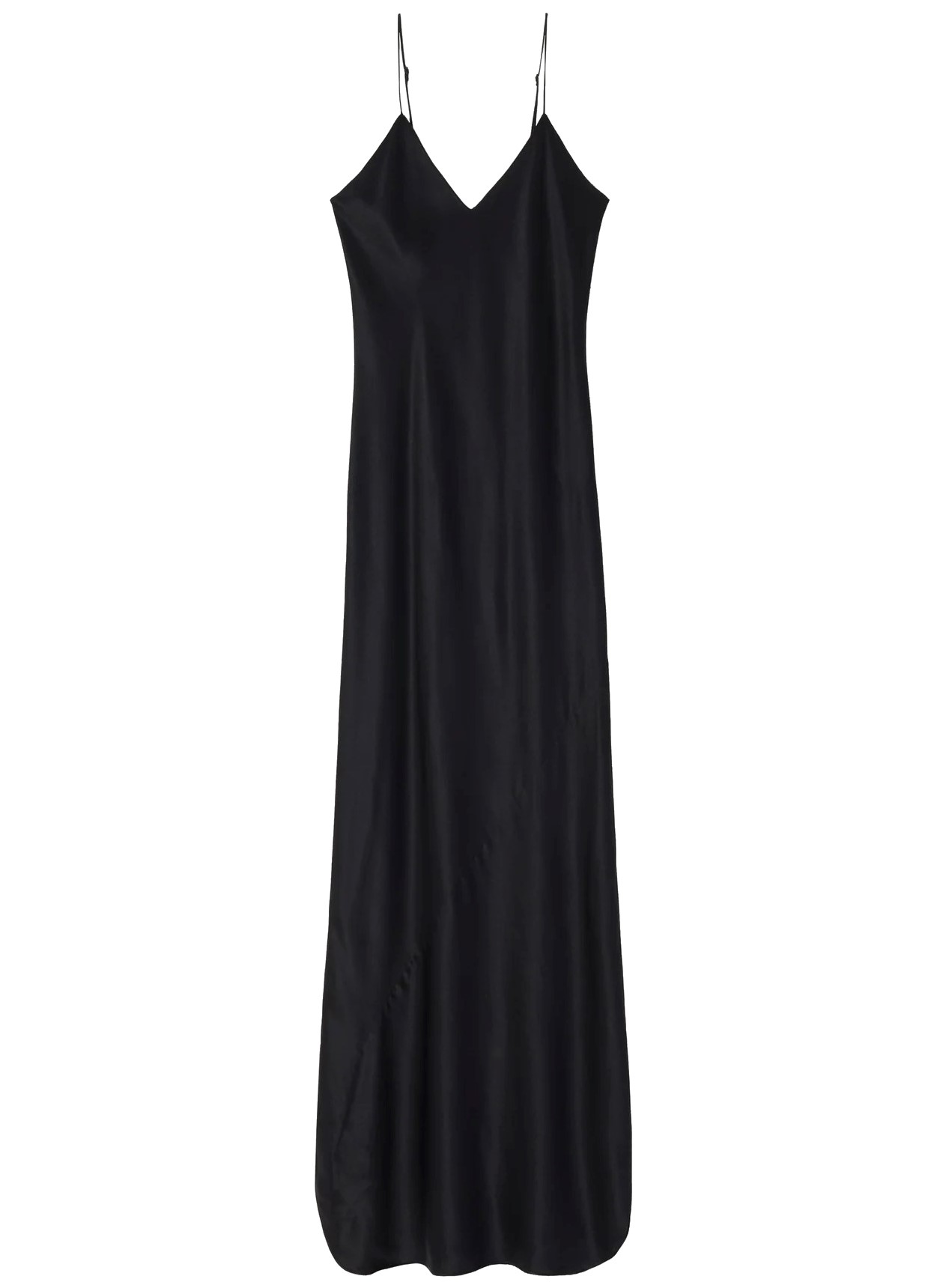 NILI LOTAN Cami Gown Dress in Black L