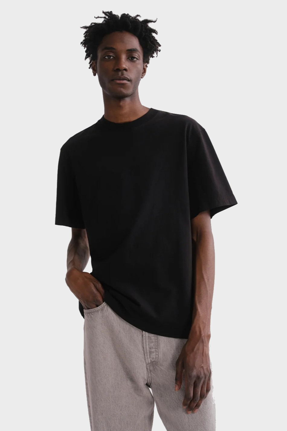 AGOLDE Asha T-Shirt in Black