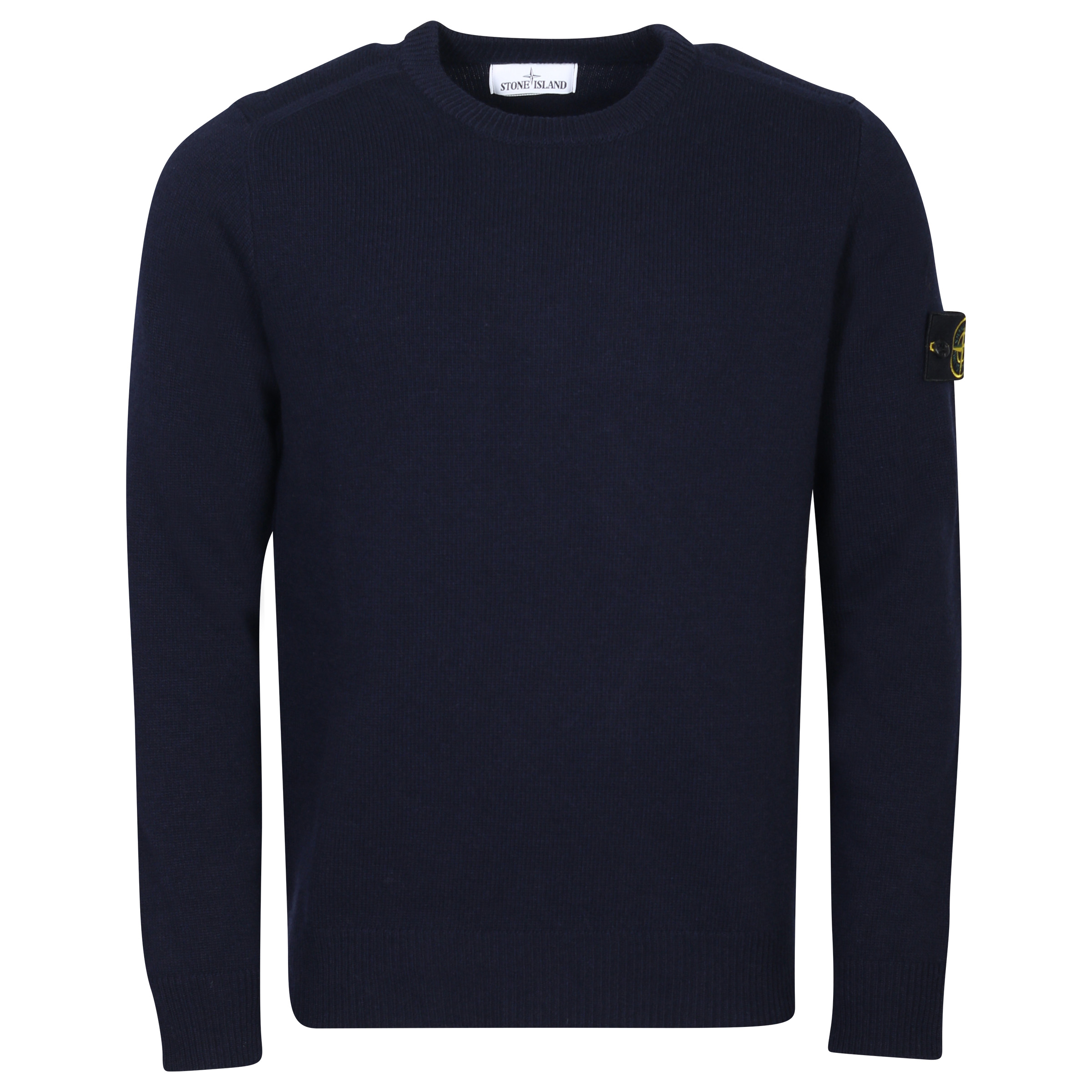 Stone Island Crew Neck Knit Sweater Navy